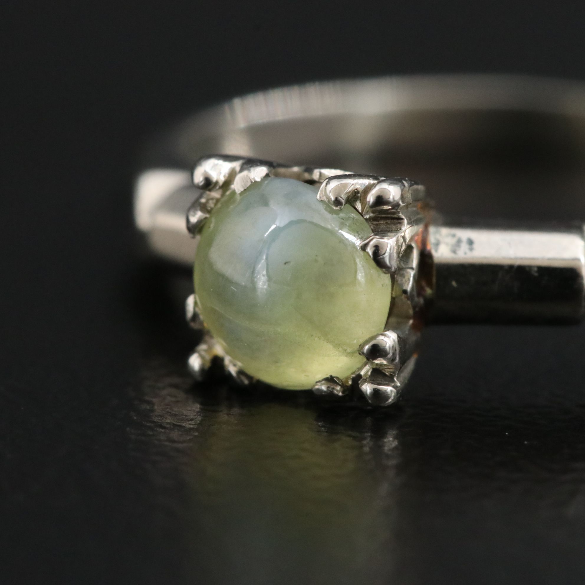 Vintage 14K Cat's Eye Chrysoberyl Ring