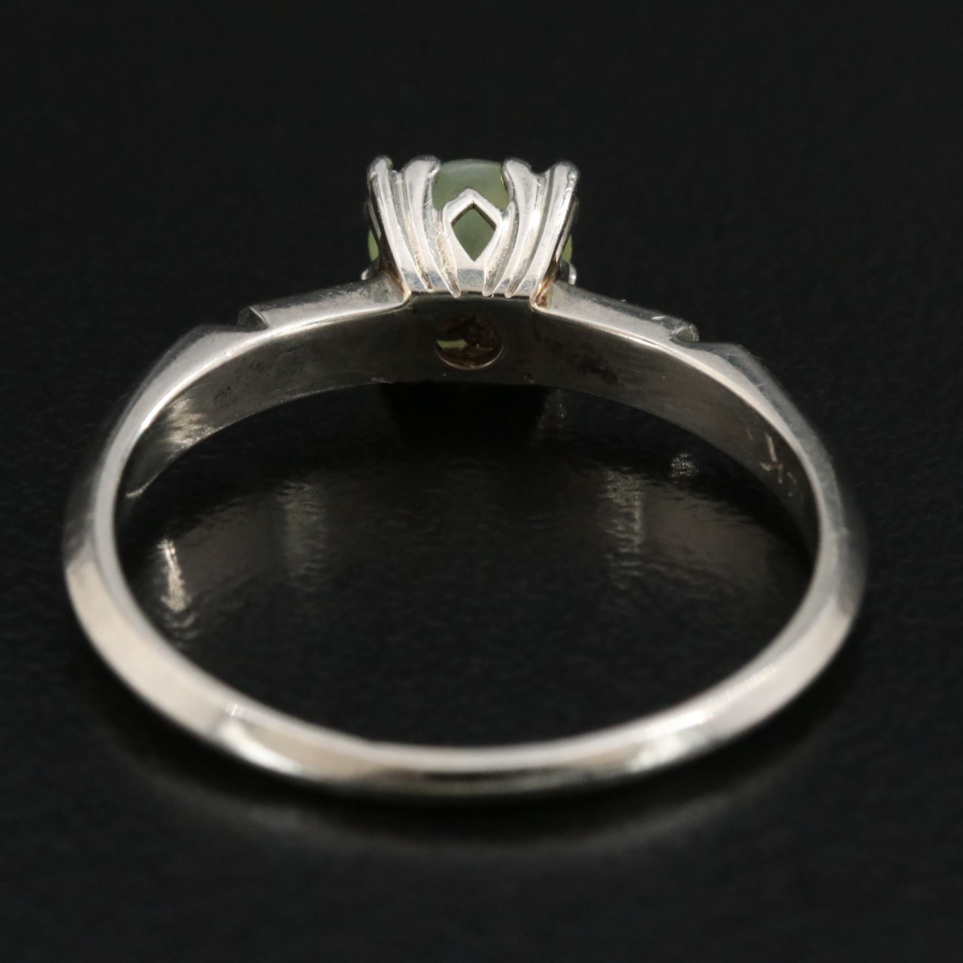 Vintage 14K Cat's Eye Chrysoberyl Ring