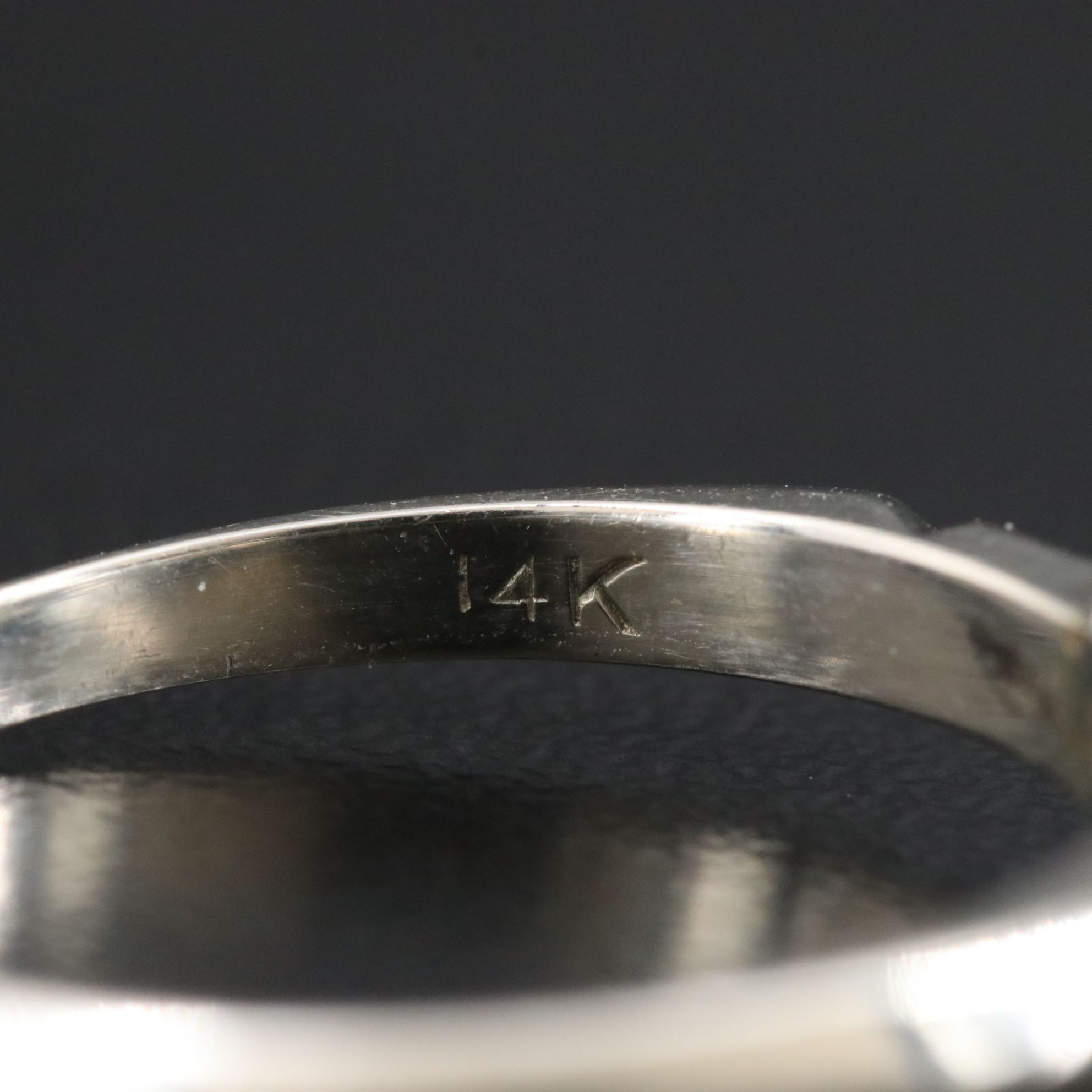 Vintage 14K Cat's Eye Chrysoberyl Ring