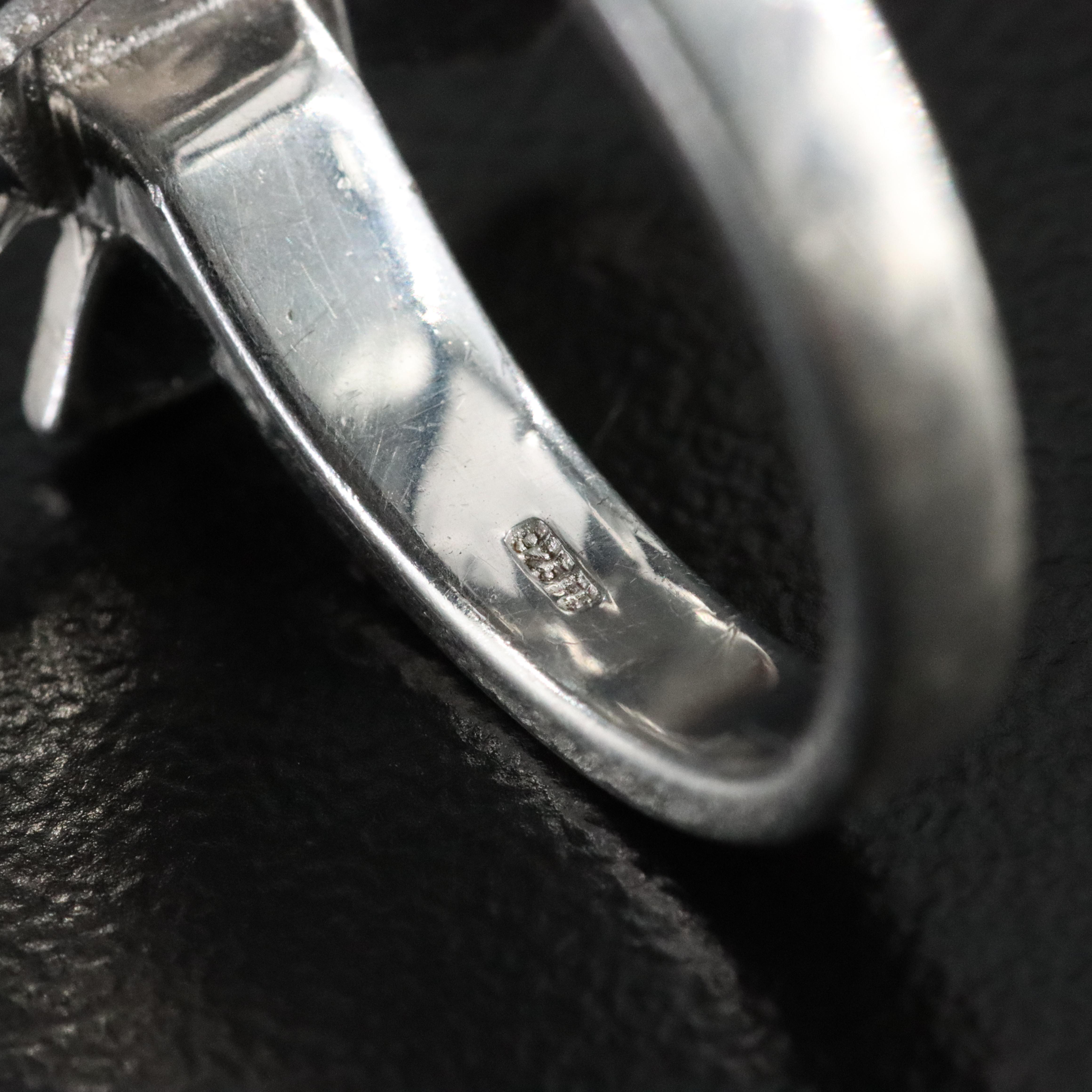 Frederick Breuning Sterling Topaz Geometric Ring