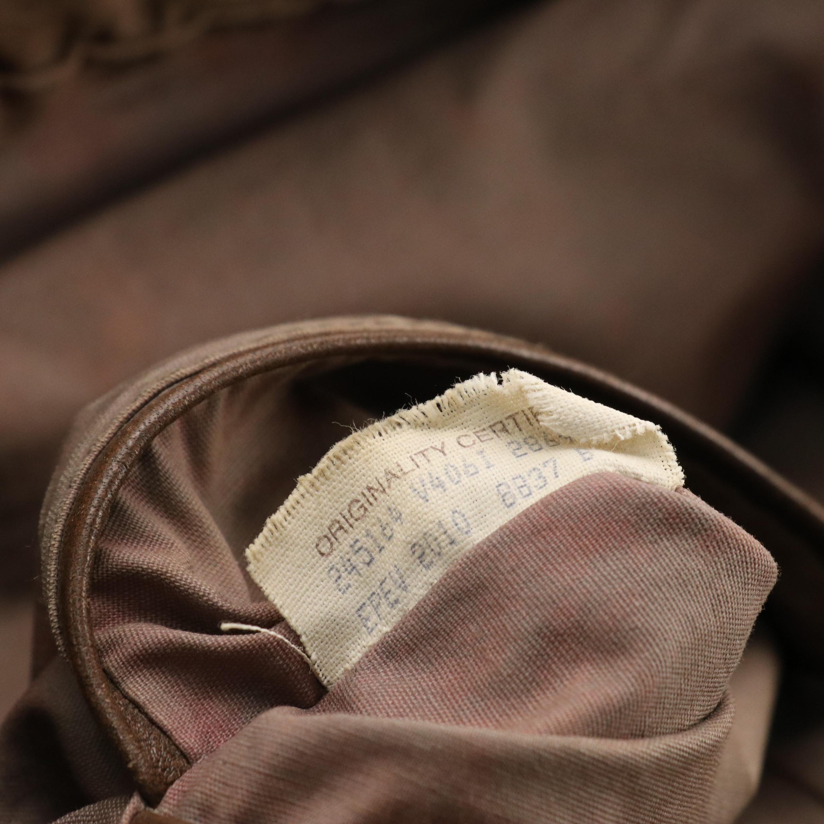 Bottega Veneta Two-Way Briefcase in Brown Intrecciato & Grained Calfskin Leather