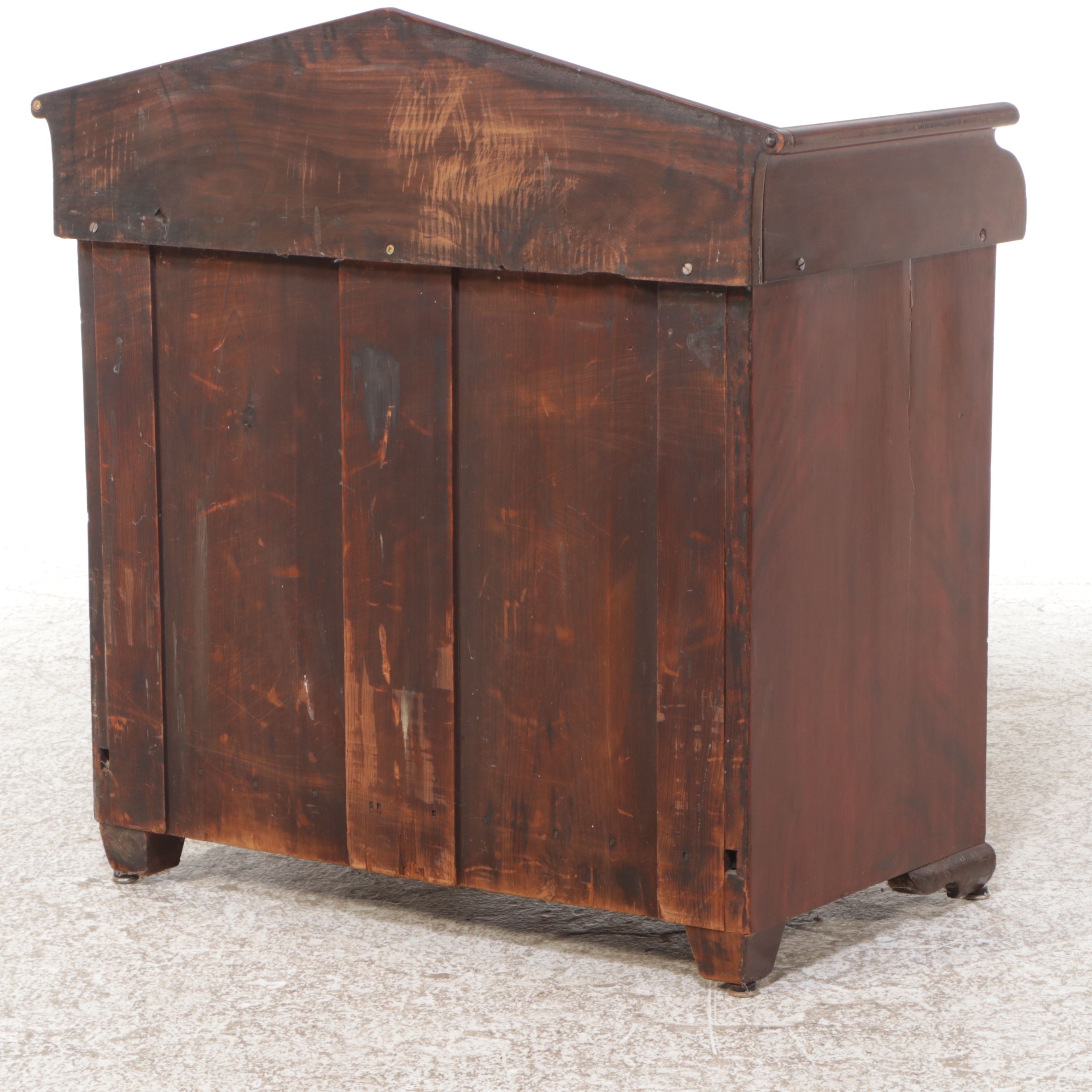 Mahogany Washstand with Black Marble Top