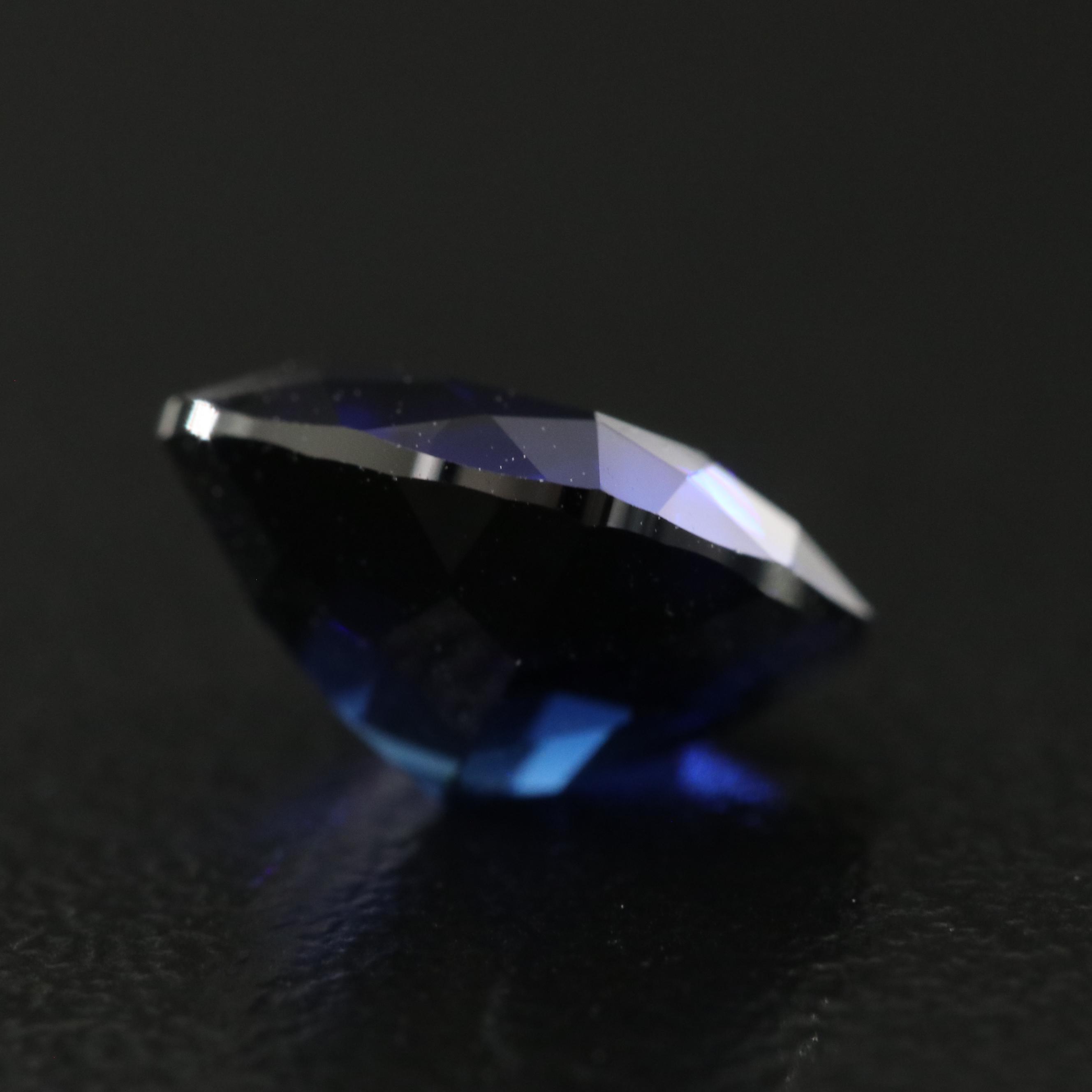 Loose 4.02 CT Lab Grown Sapphire