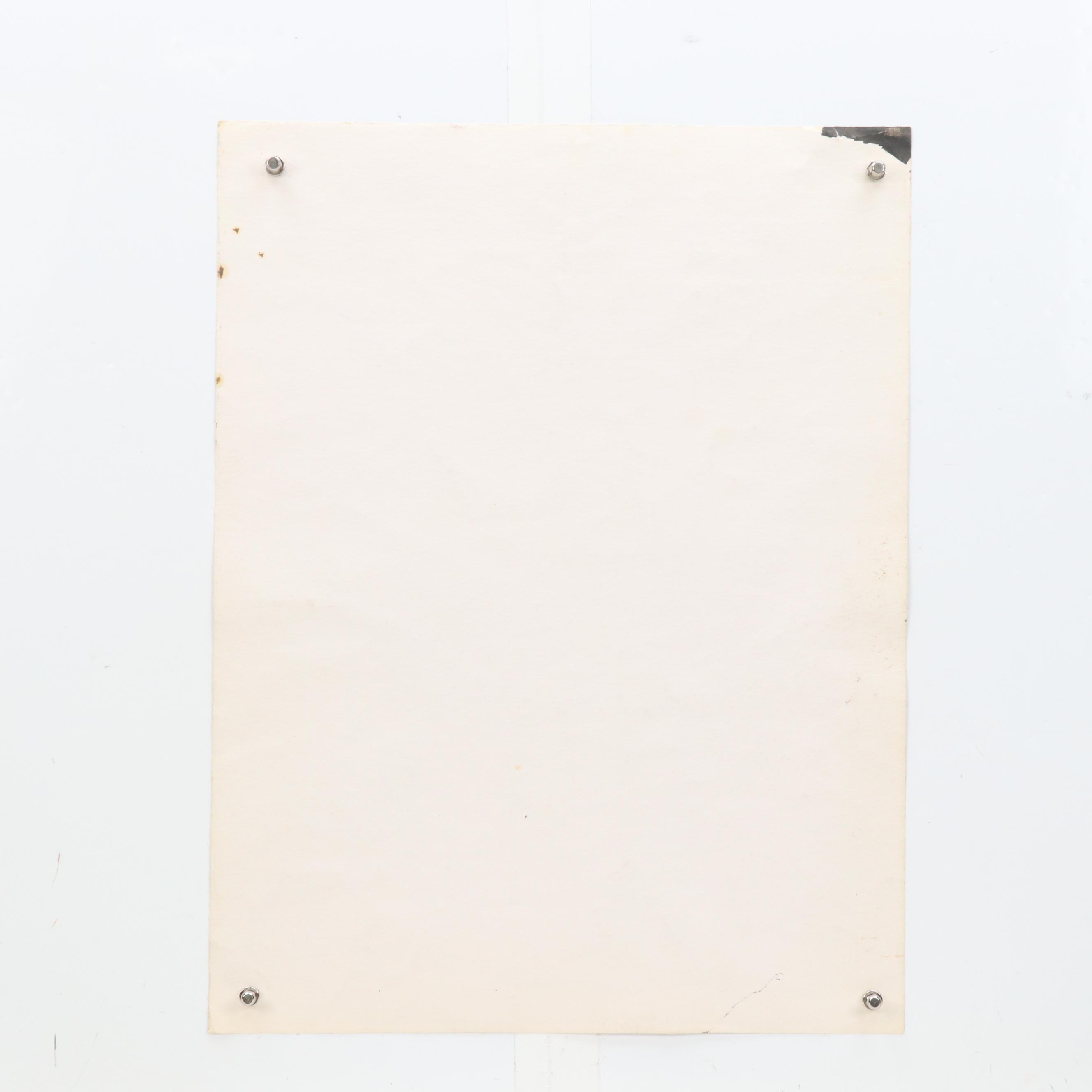 Nikolay "Kuk" Manuylov Figural Surrealist Ink Drawing, 2001