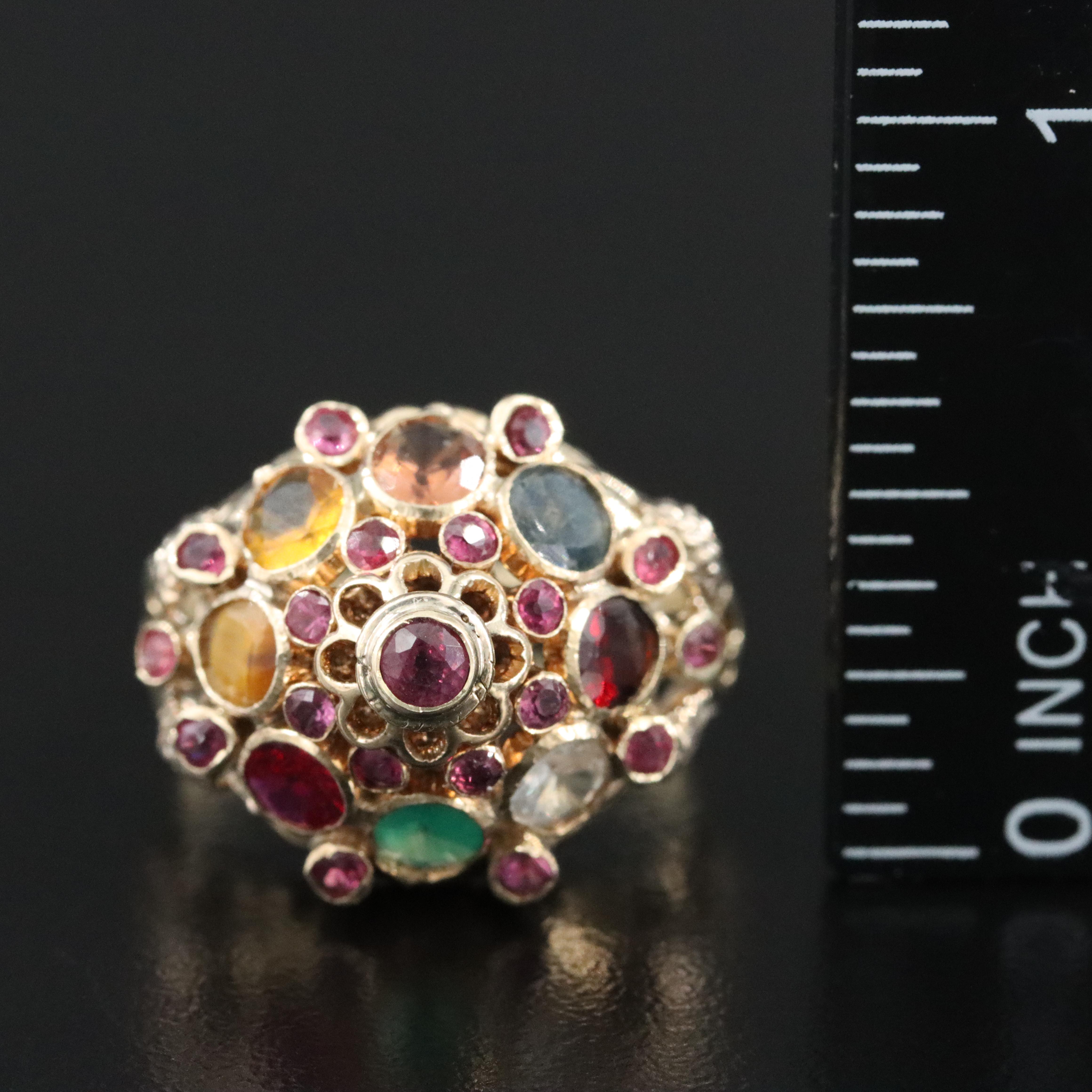10K Gemstone Thai Princess Ring