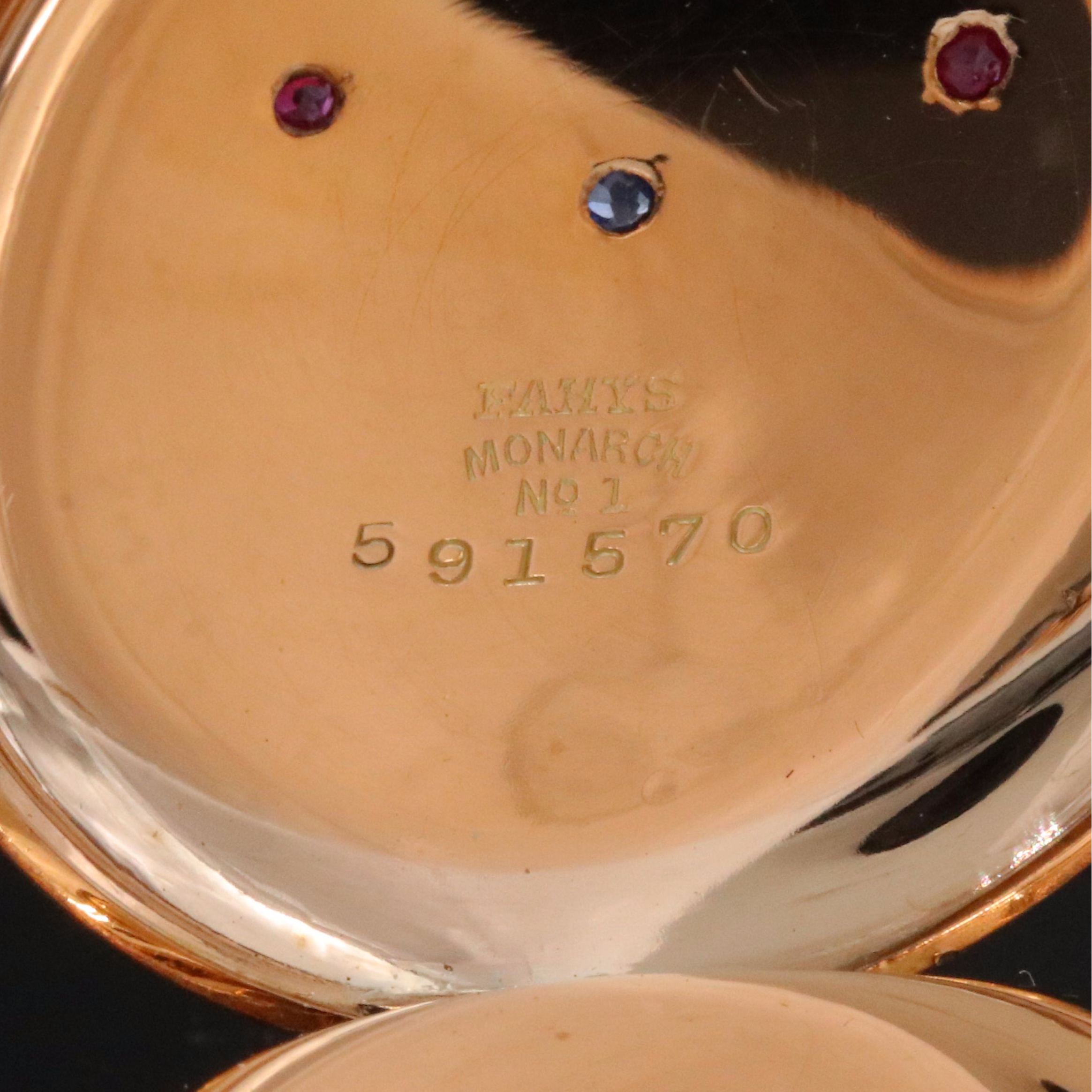 1893 American Waltham Decorated Hunting Case Pocket Watch