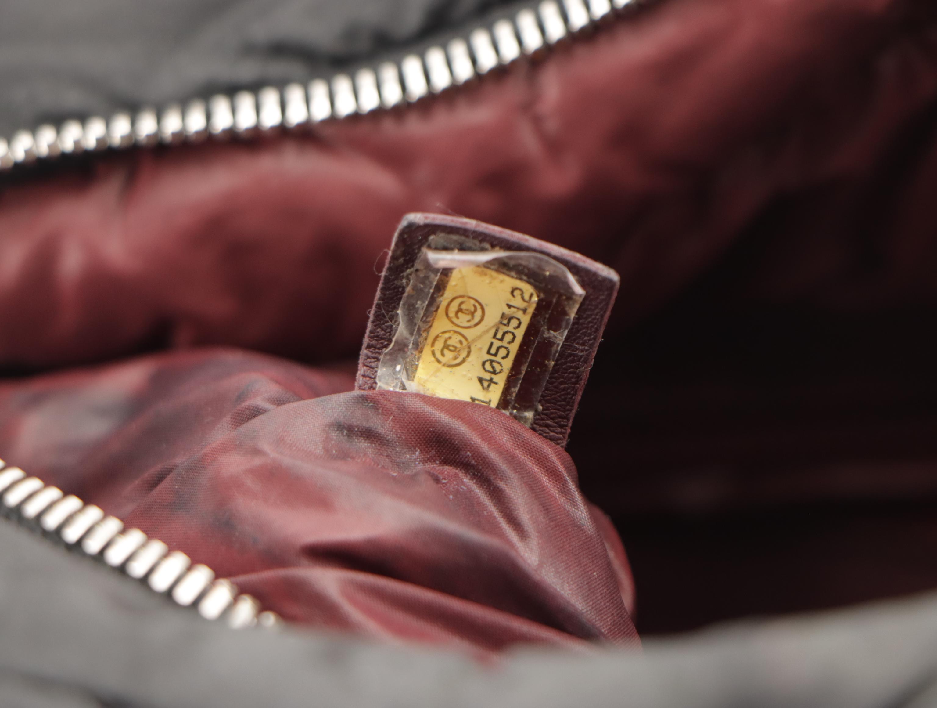 Chanel Coco Cocoon Messenger Bag in Black Quilted Nylon and Leather Trim