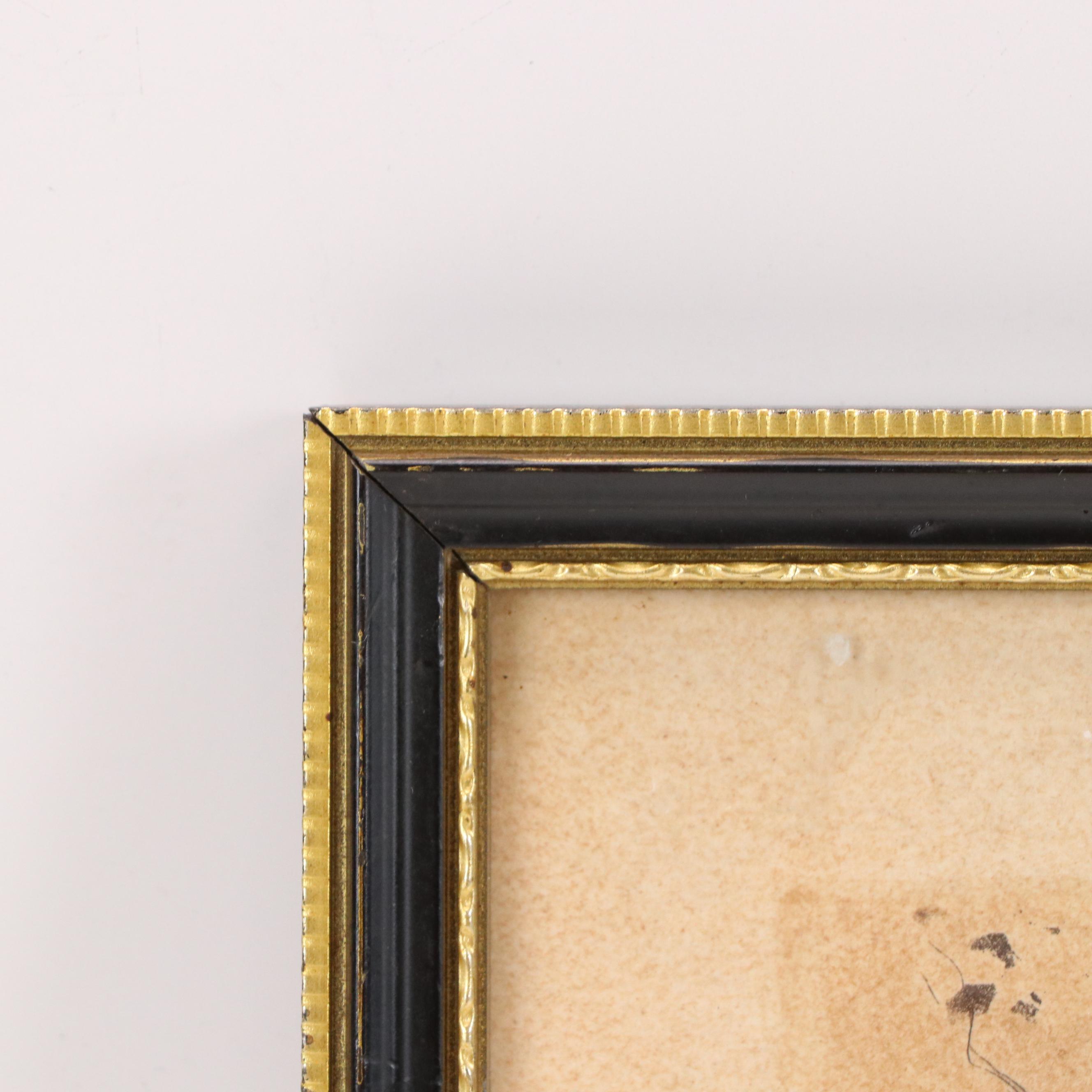 Boris O'Klein Hand-Colored Etching "Comme Nos Maitres"