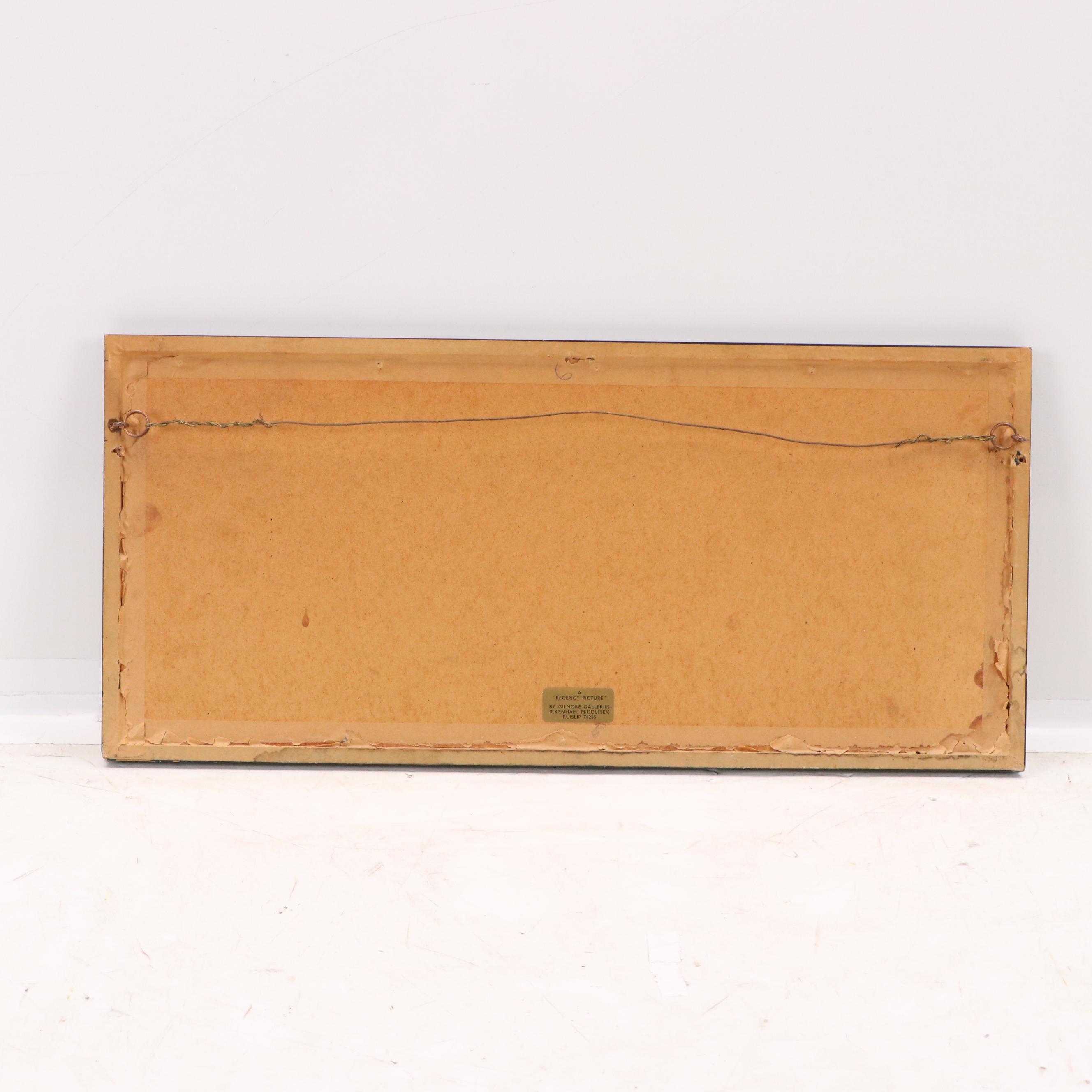 Boris O'Klein Hand-Colored Etching "Comme Nos Maitres"