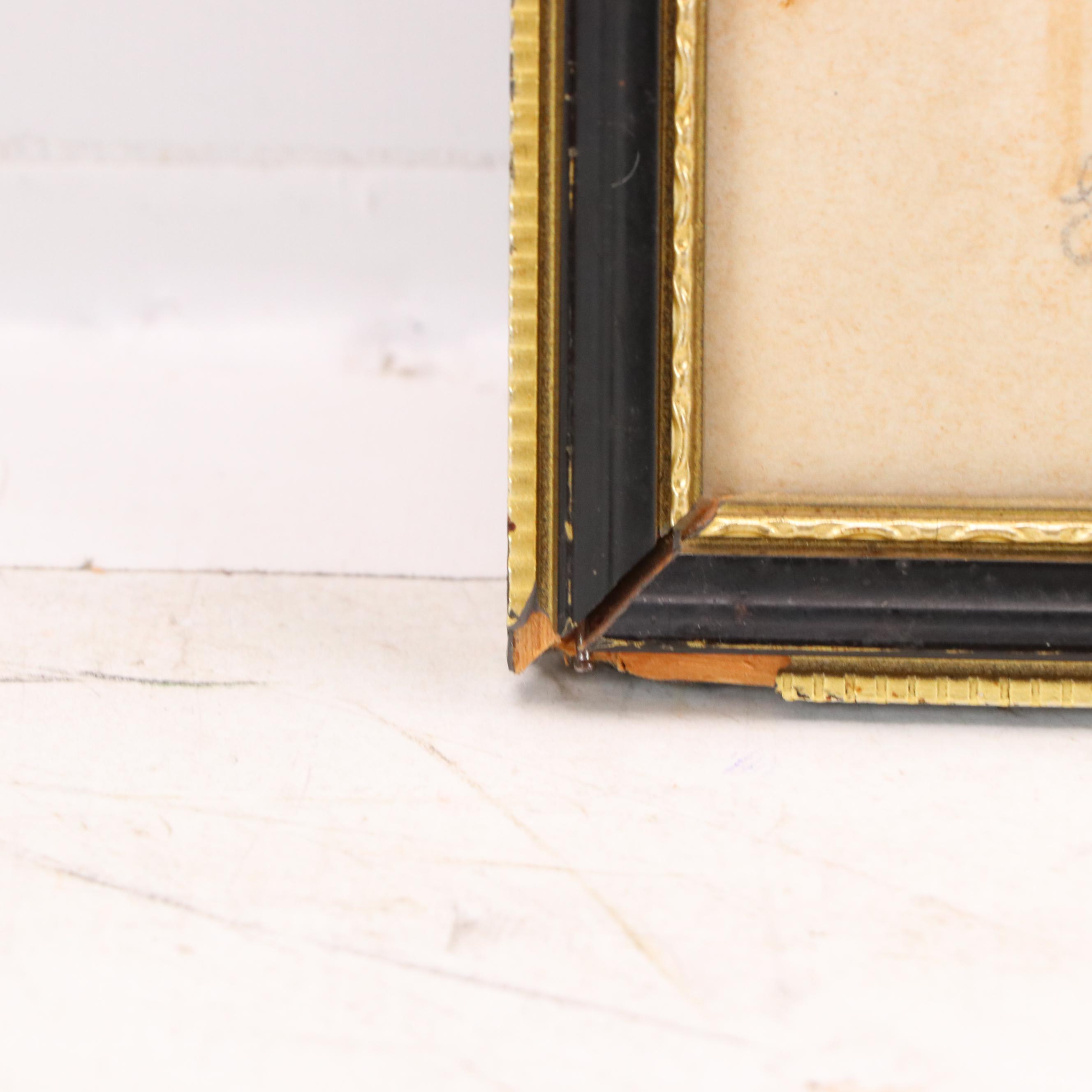 Boris O'Klein Hand-Colored Etching "Eternal Enemies"