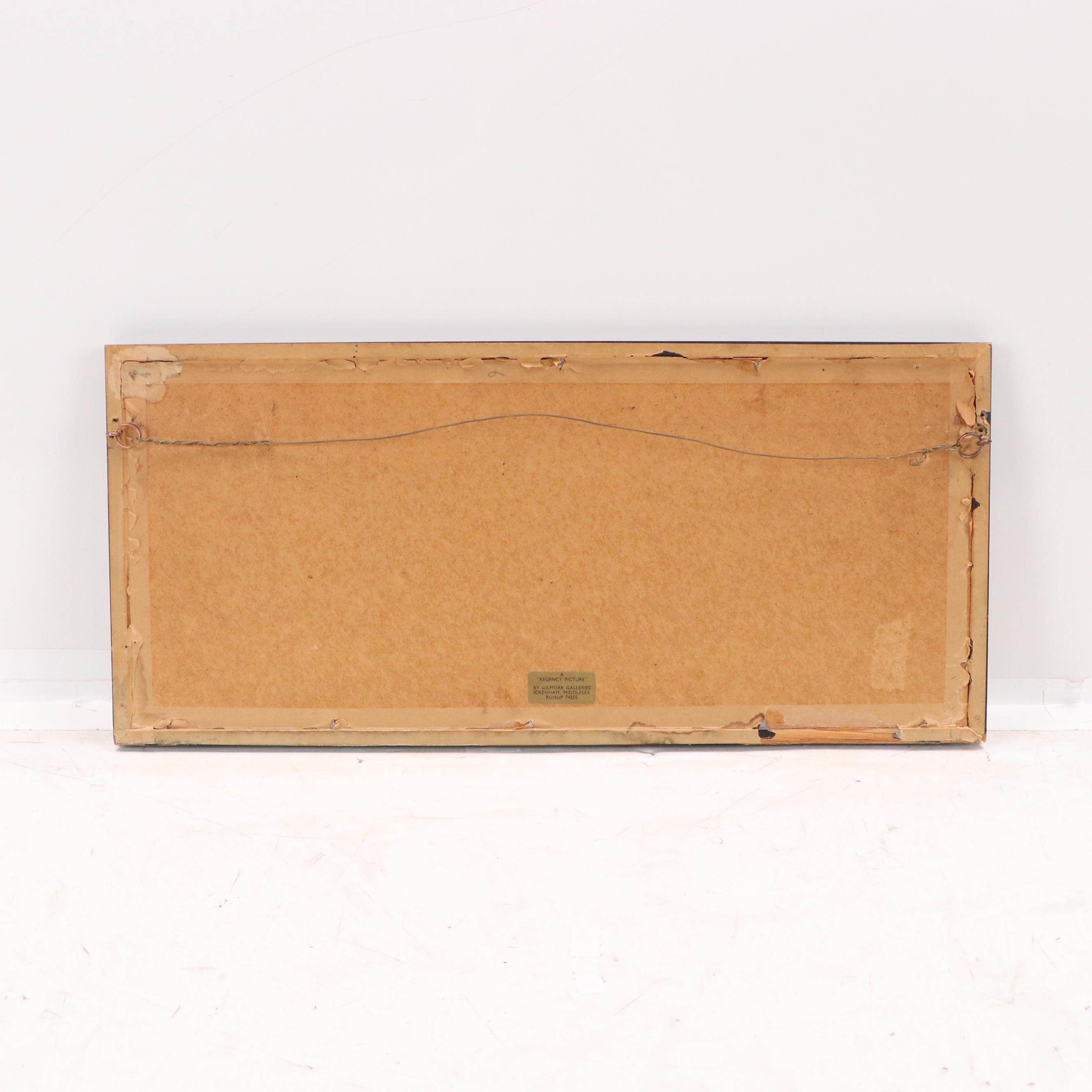 Boris O'Klein Hand-Colored Etching "Eternal Enemies"