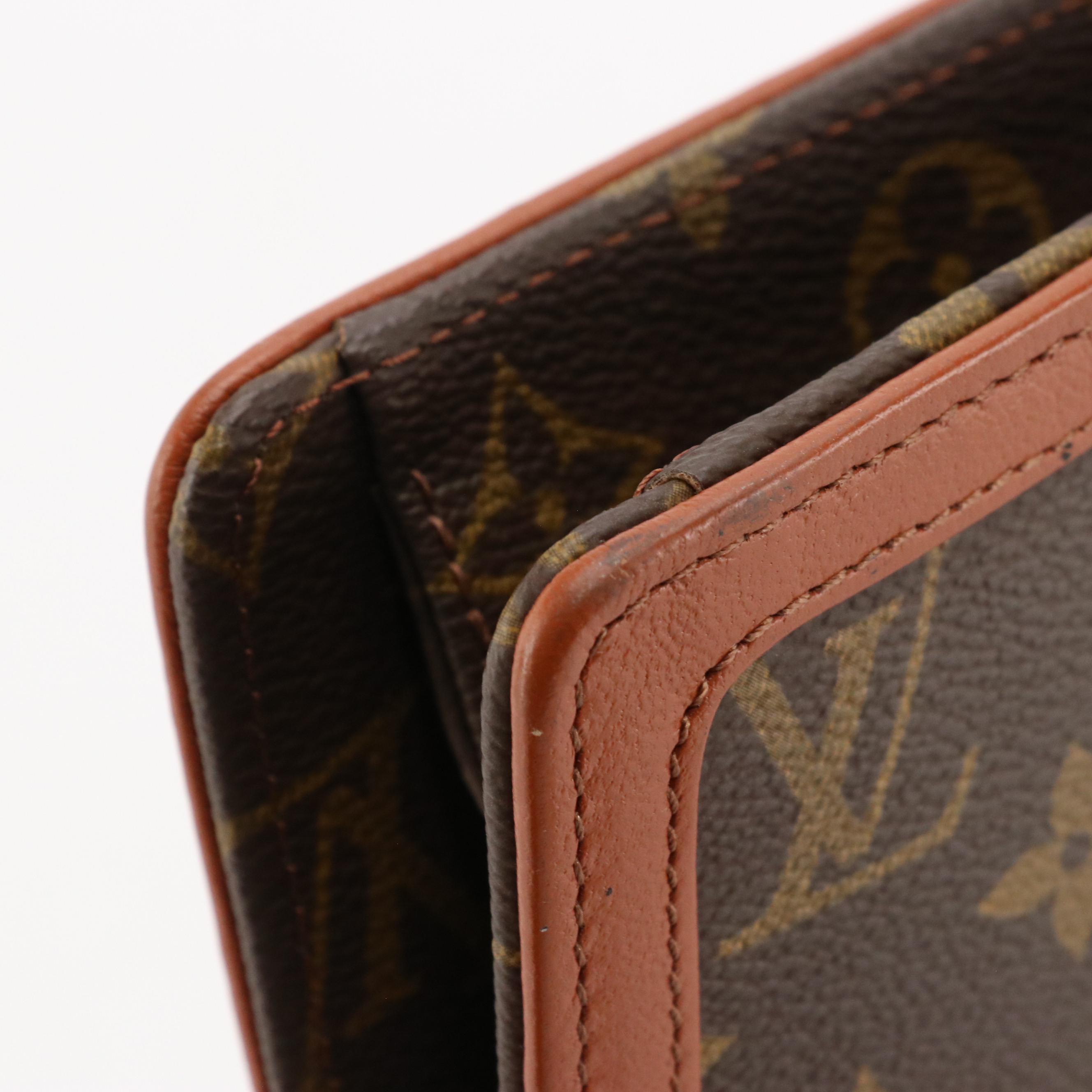 Louis Vuitton Pochette Dame GM Clutch Bag in Monogram Canvas