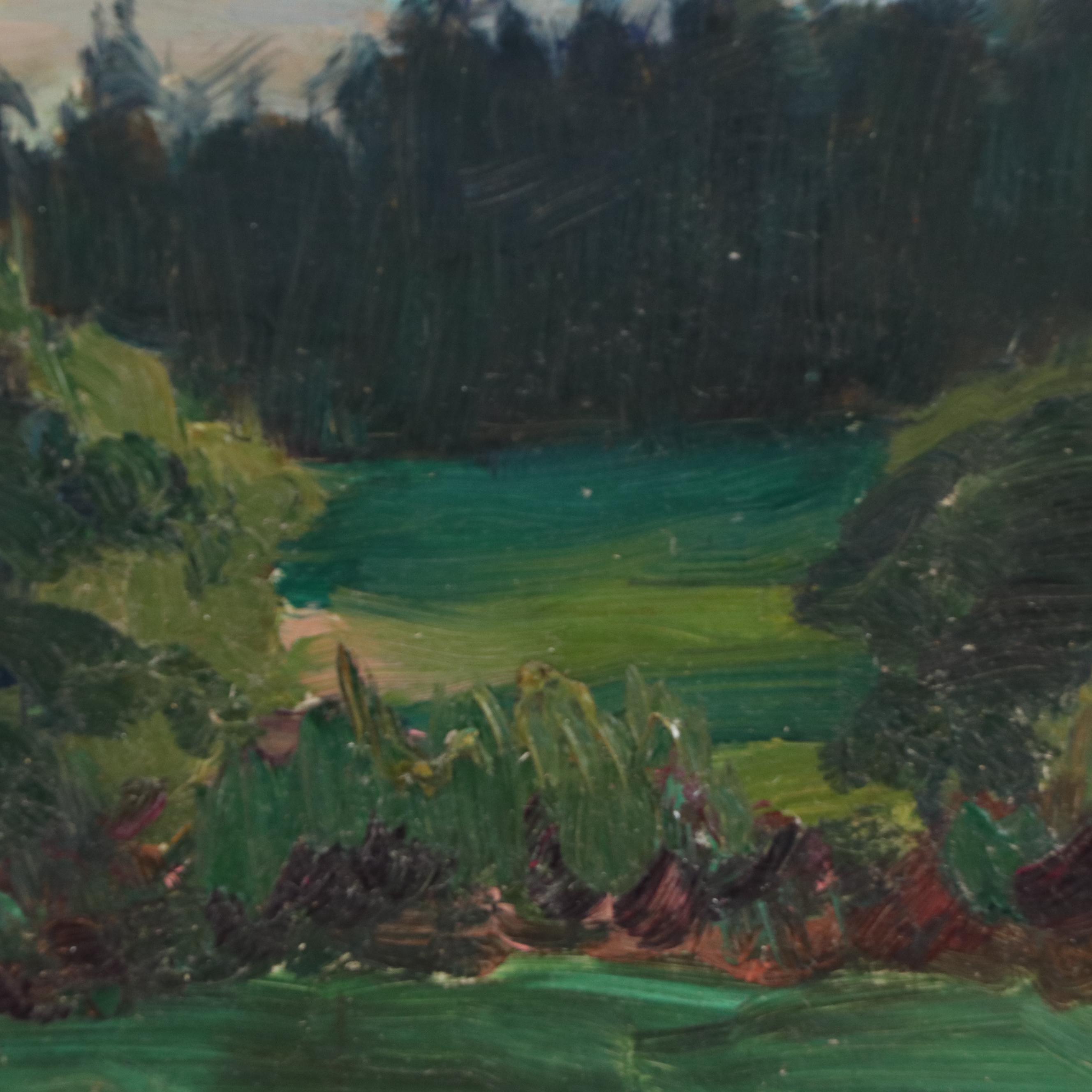 Elise Mairesse French Landscape Oil Painting, 1929