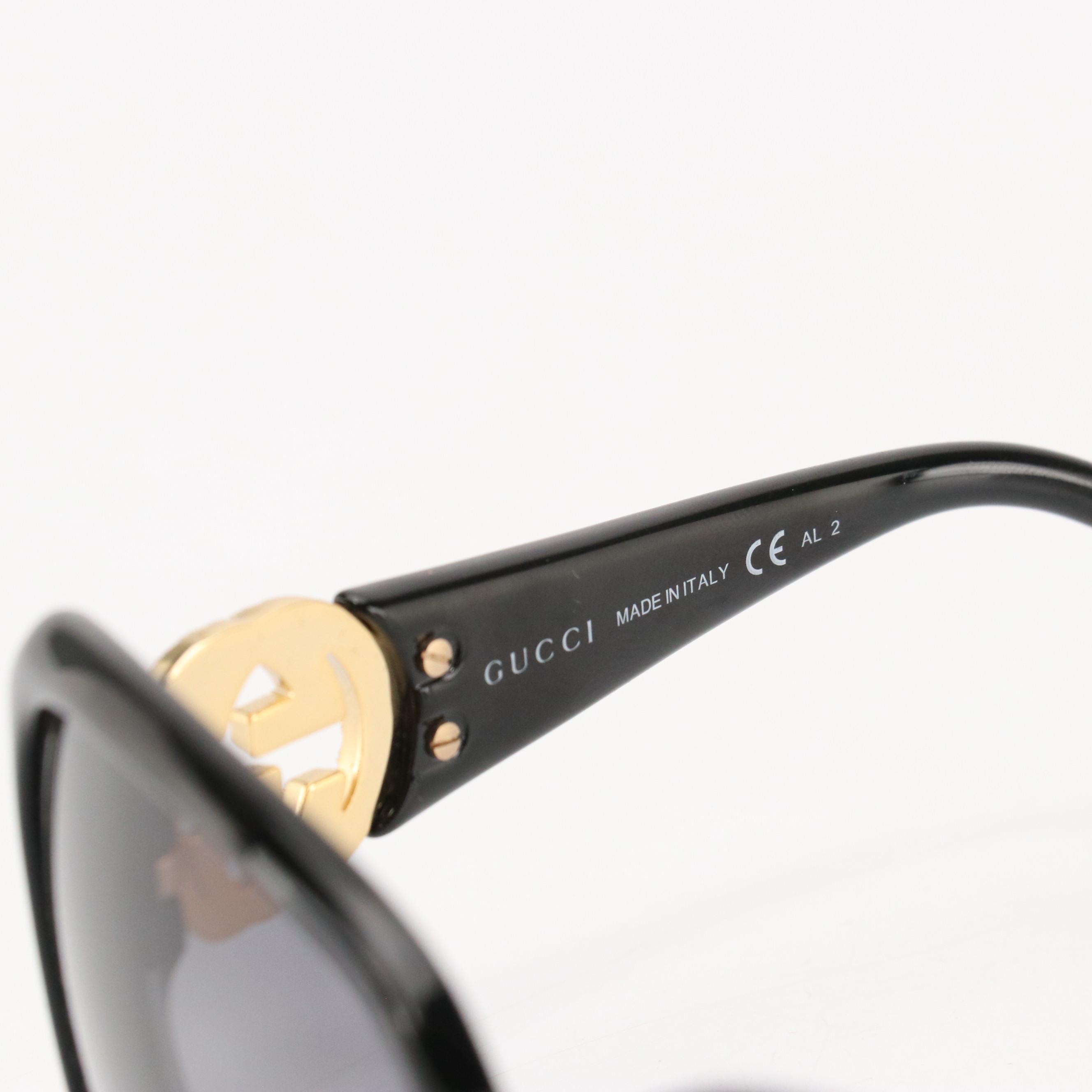 Gucci GG3592/F/S Oversized Butterfly GG Temple Prescription Sunglasses with Case