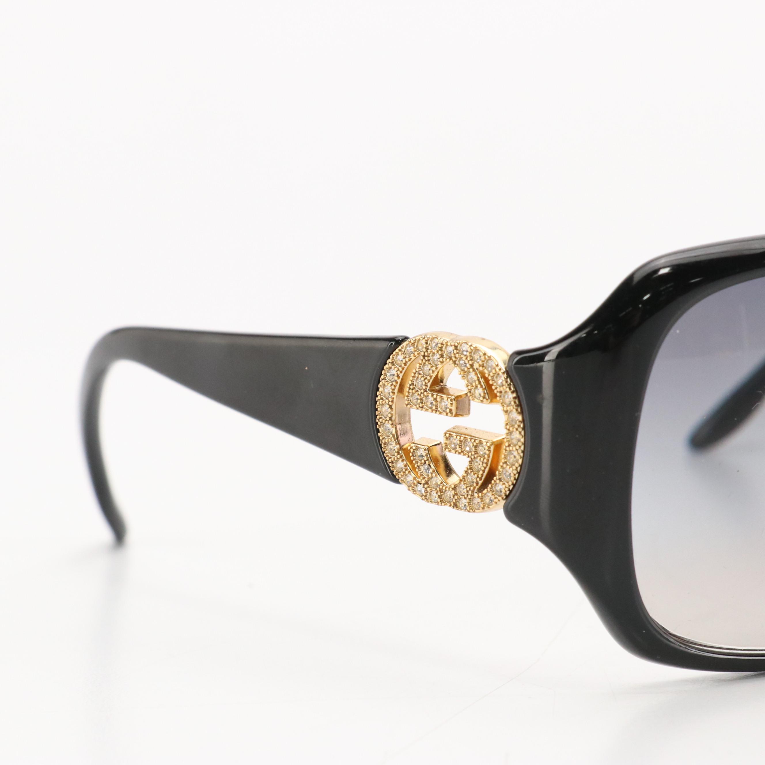 Gucci GG3592/F/S Oversized Butterfly GG Temple Prescription Sunglasses with Case