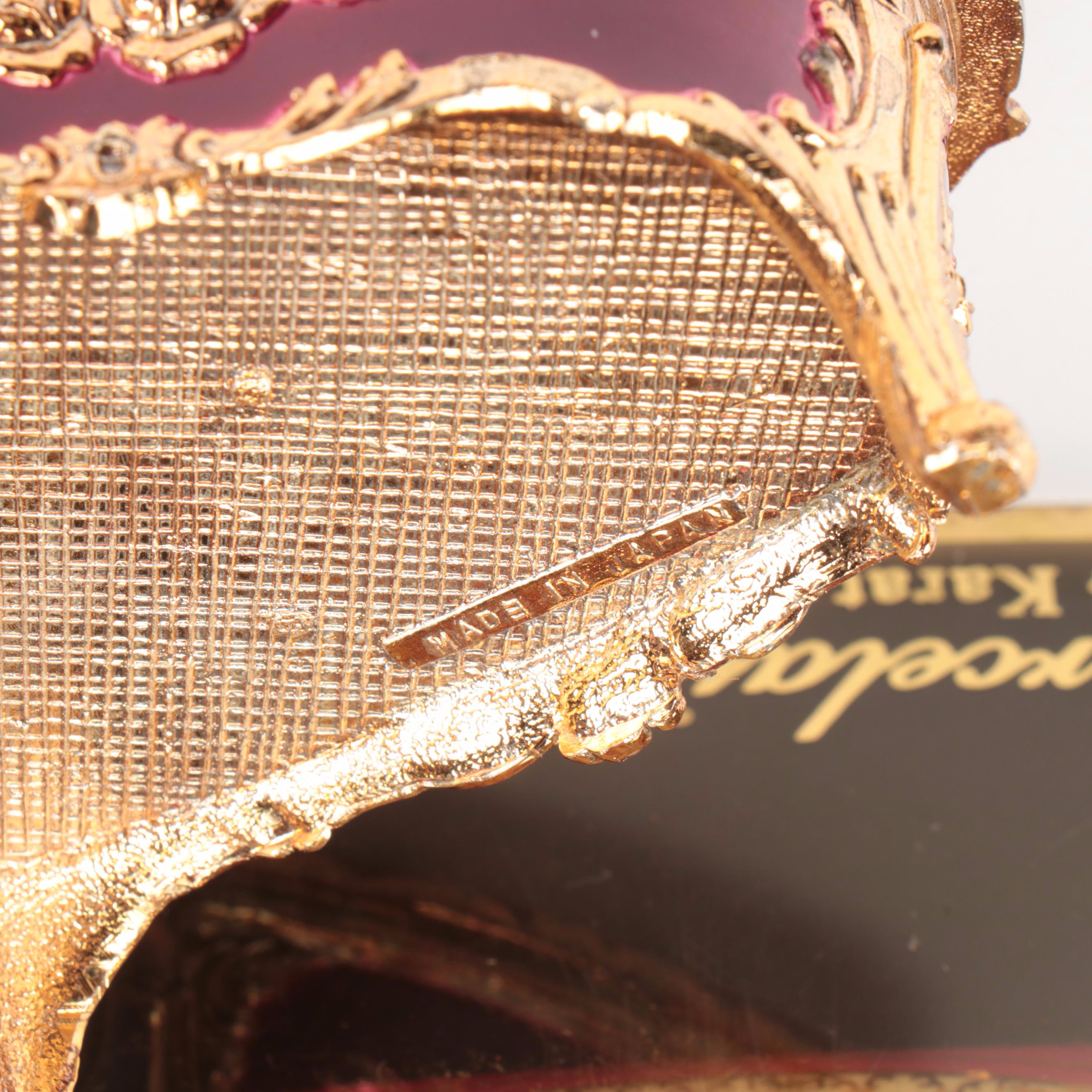 Classic Collectable My Treasure Porcelain Purse Boxes and Piano Shaped Music Box