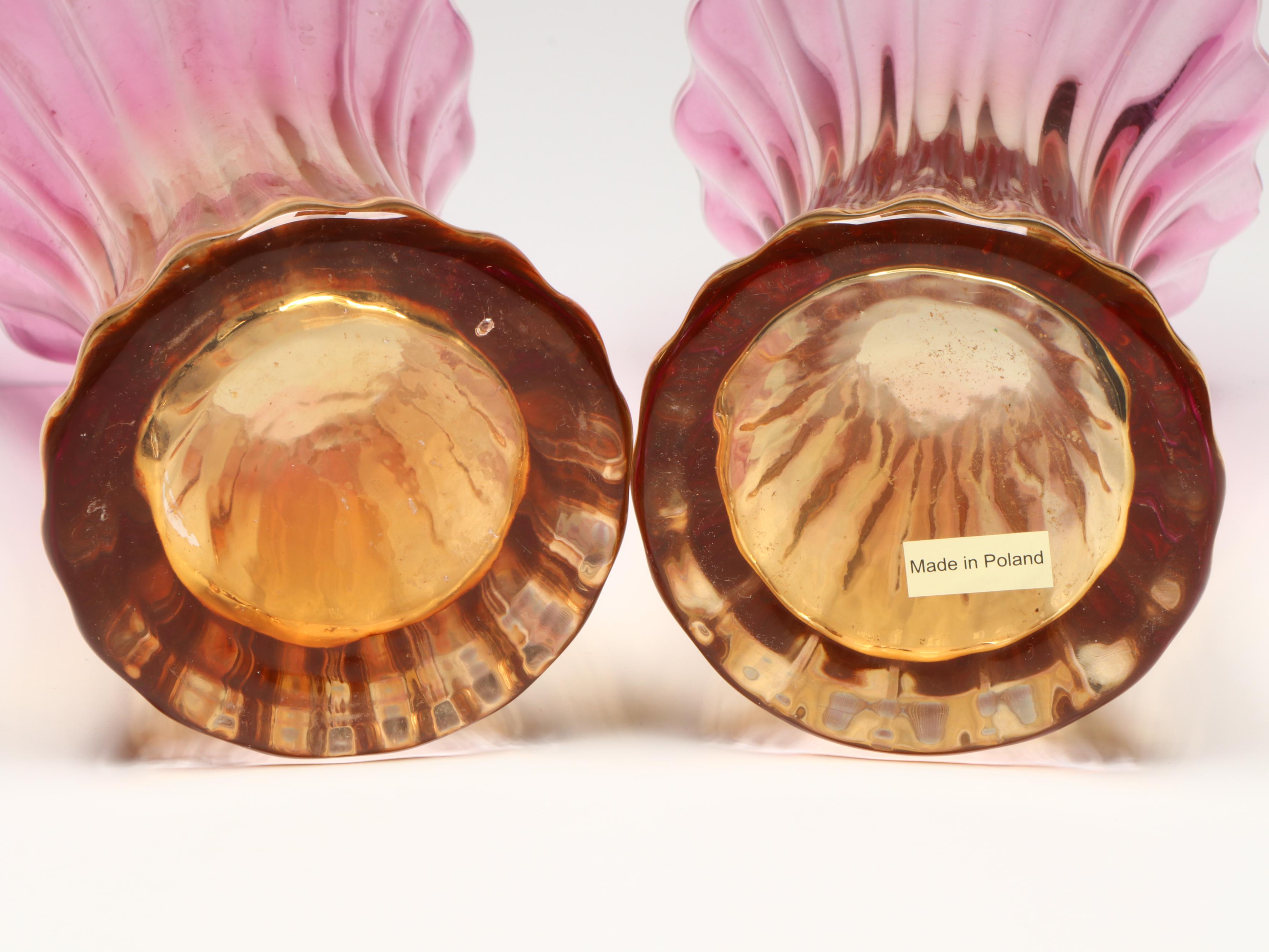 Federal Glass "Celestial Gem-Tone" Serving Plate and More Glass Table Décor