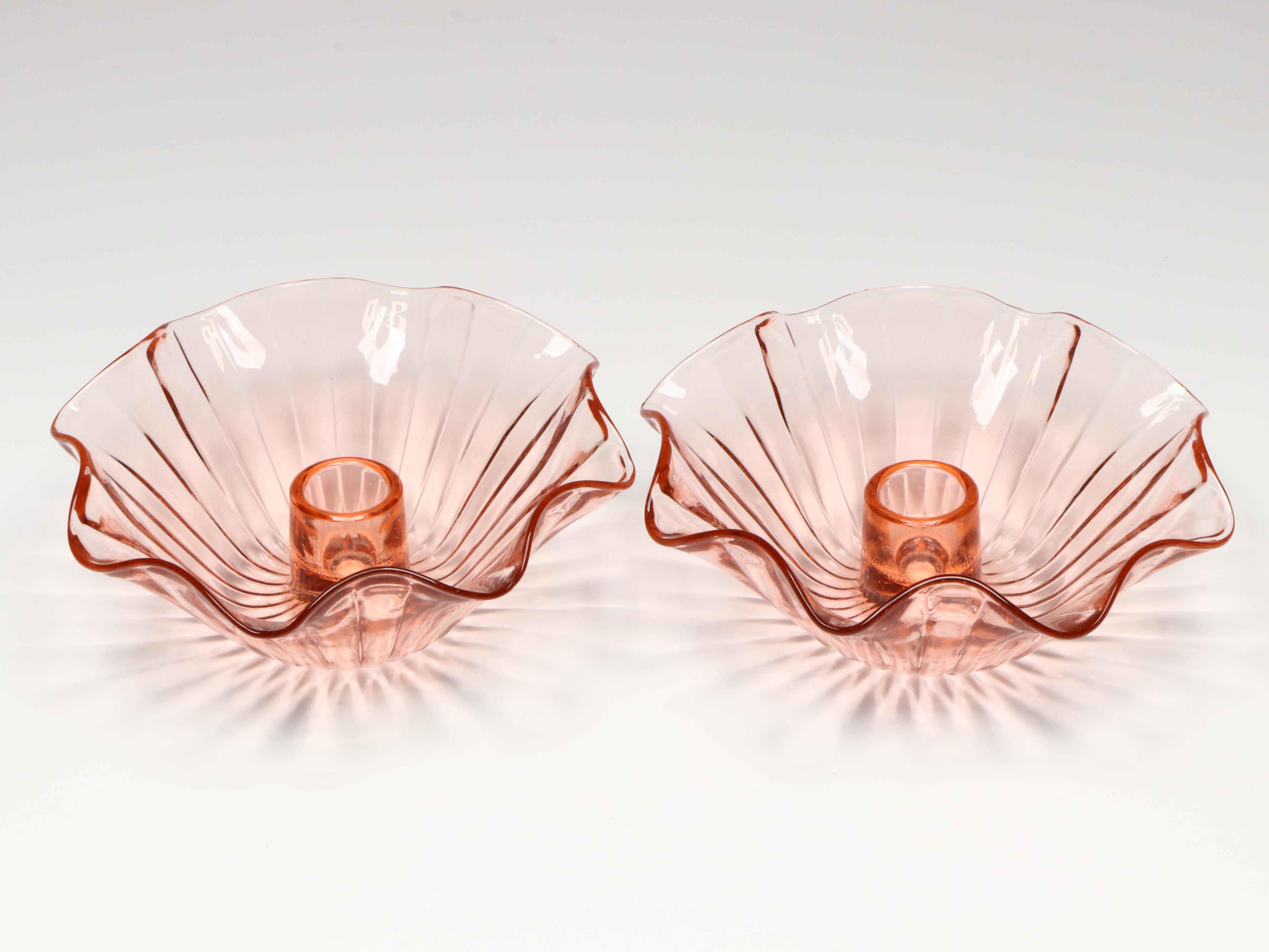 Federal Glass "Celestial Gem-Tone" Serving Plate and More Glass Table Décor