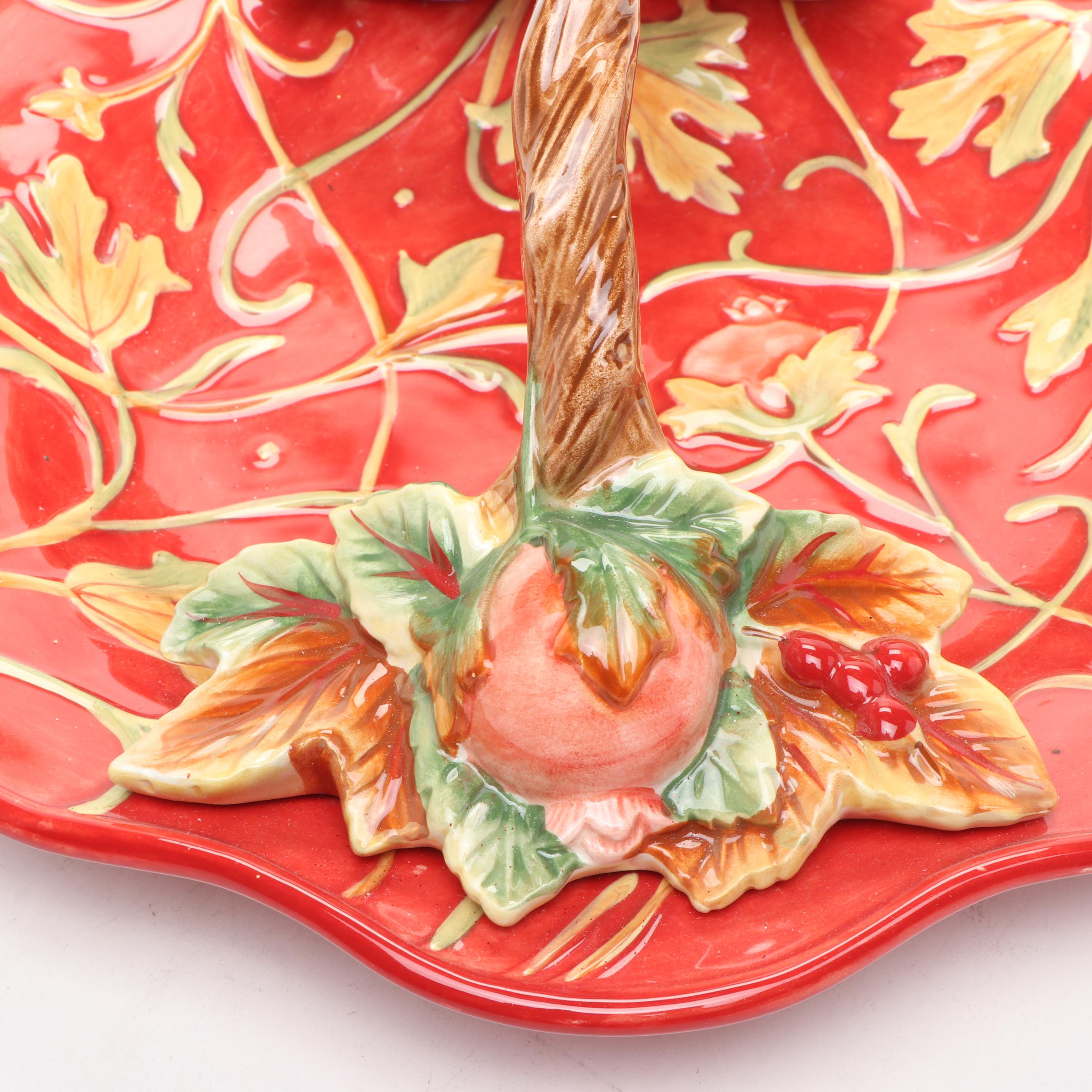 Fitz and Floyd "Bountiful Holiday" and Other Ceramic Serveware