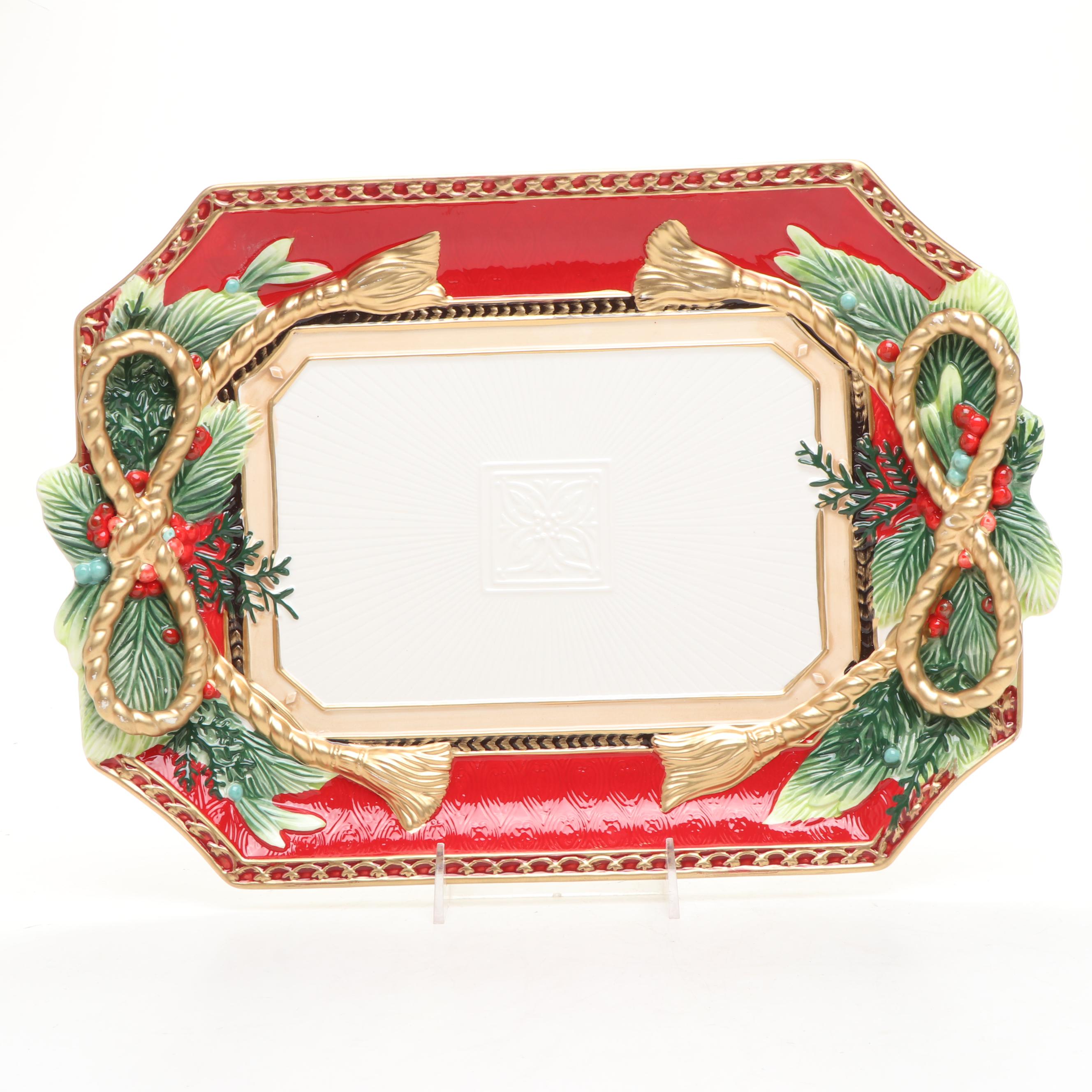 Fitz and Floyd "Bountiful Holiday" and Other Ceramic Serveware