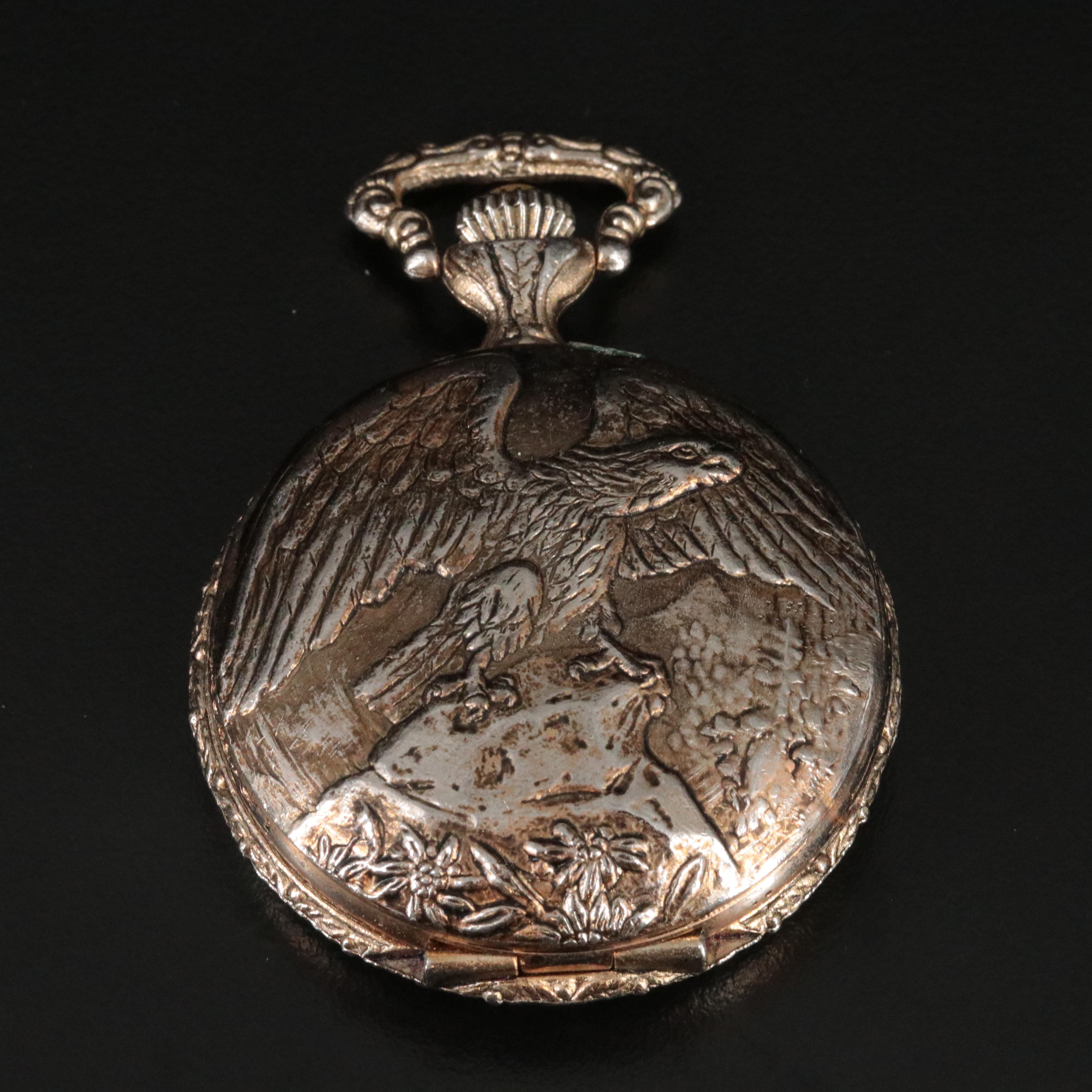 Geneva Unbreakable Mainspring Pocket Watch