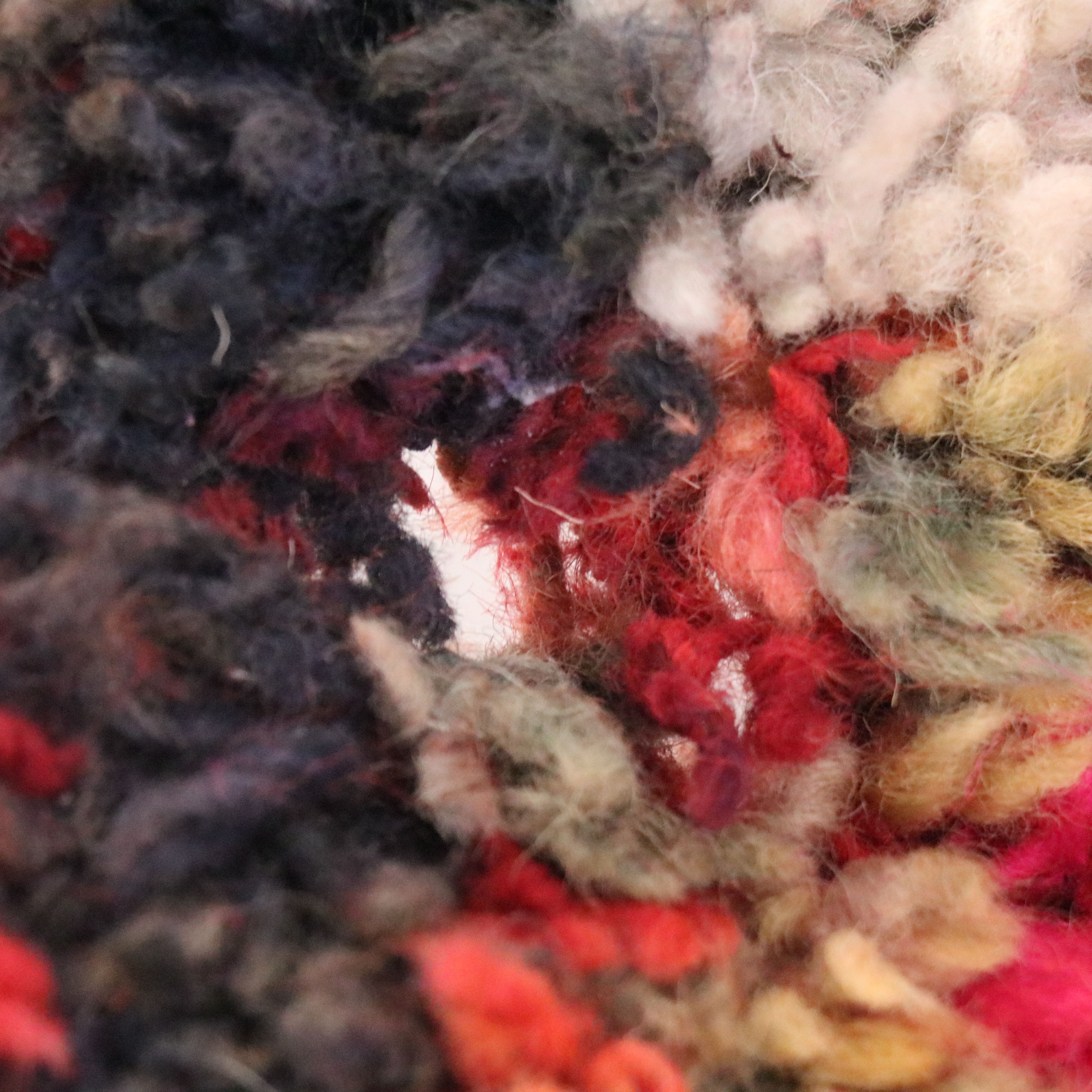 2'9 x 10'6 Hand-Knotted Moroccan Berber Carpet Runner Long Rug