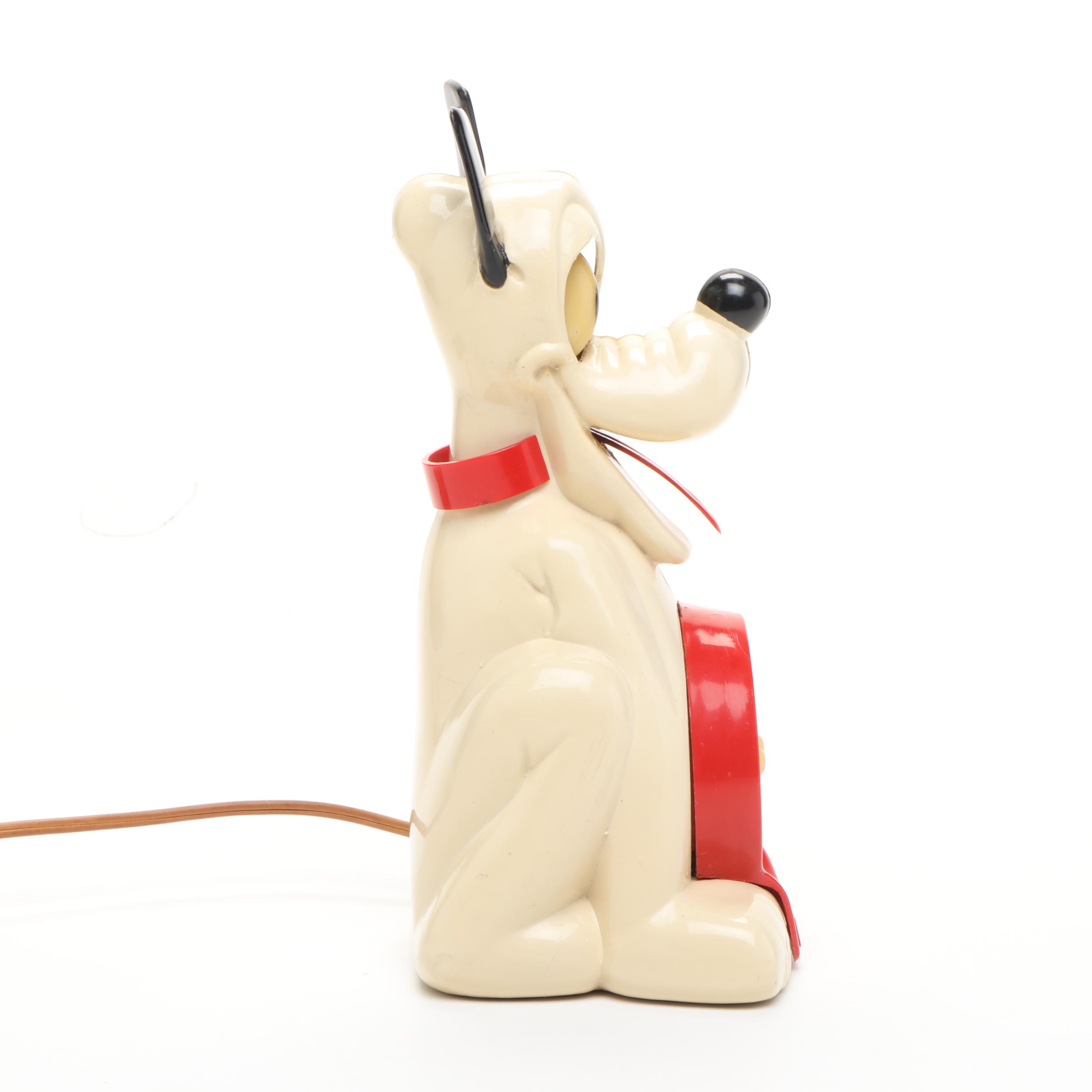 Allied Mfg. Company Plastic Pluto Electric Clock, Mid-20th Century