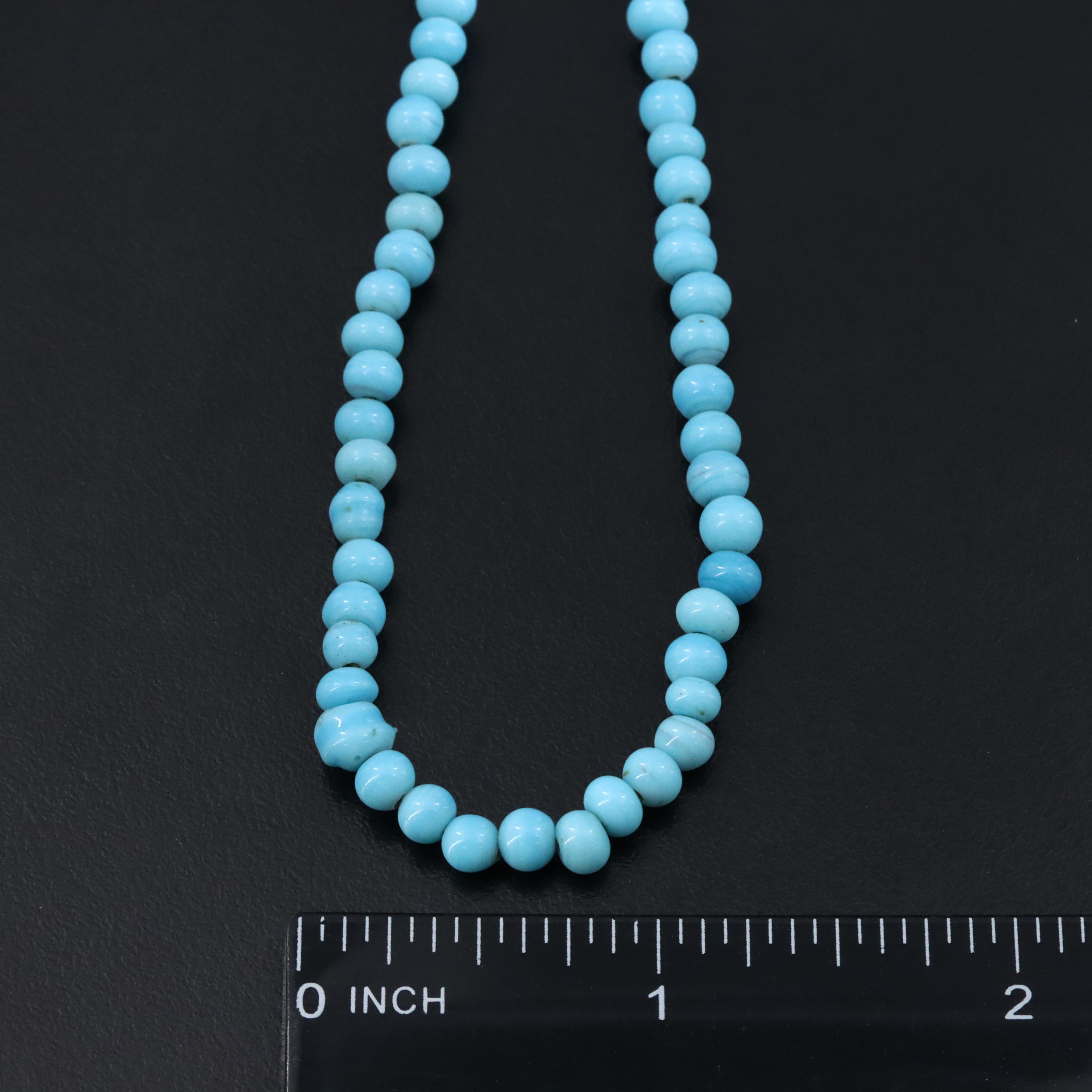 Vintage Glass Bead Endless Necklace