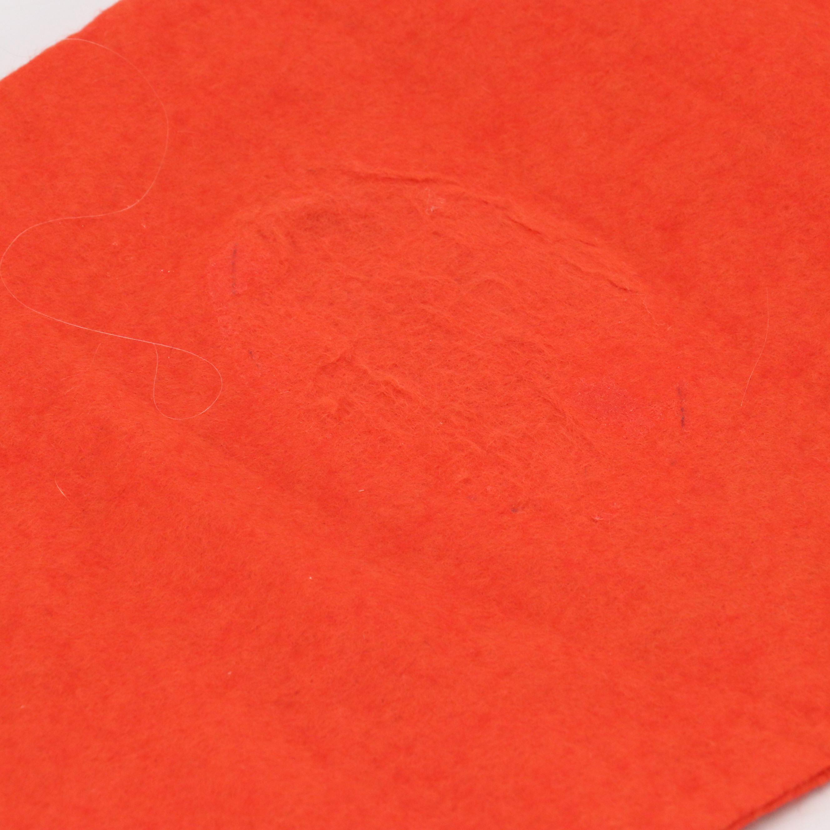 Vintage Gucci Vertical Shopper Totes/Shoe Bags in Orange & Yellow Wool Blend