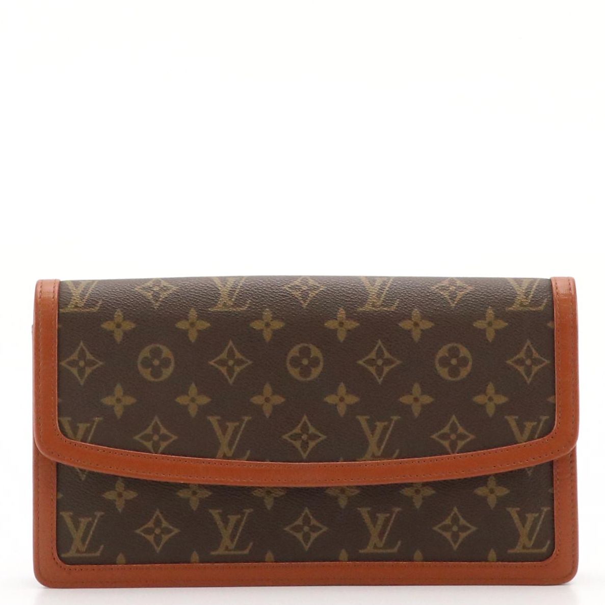 Louis Vuitton Pochette Dame GM Clutch Bag in Monogram Canvas