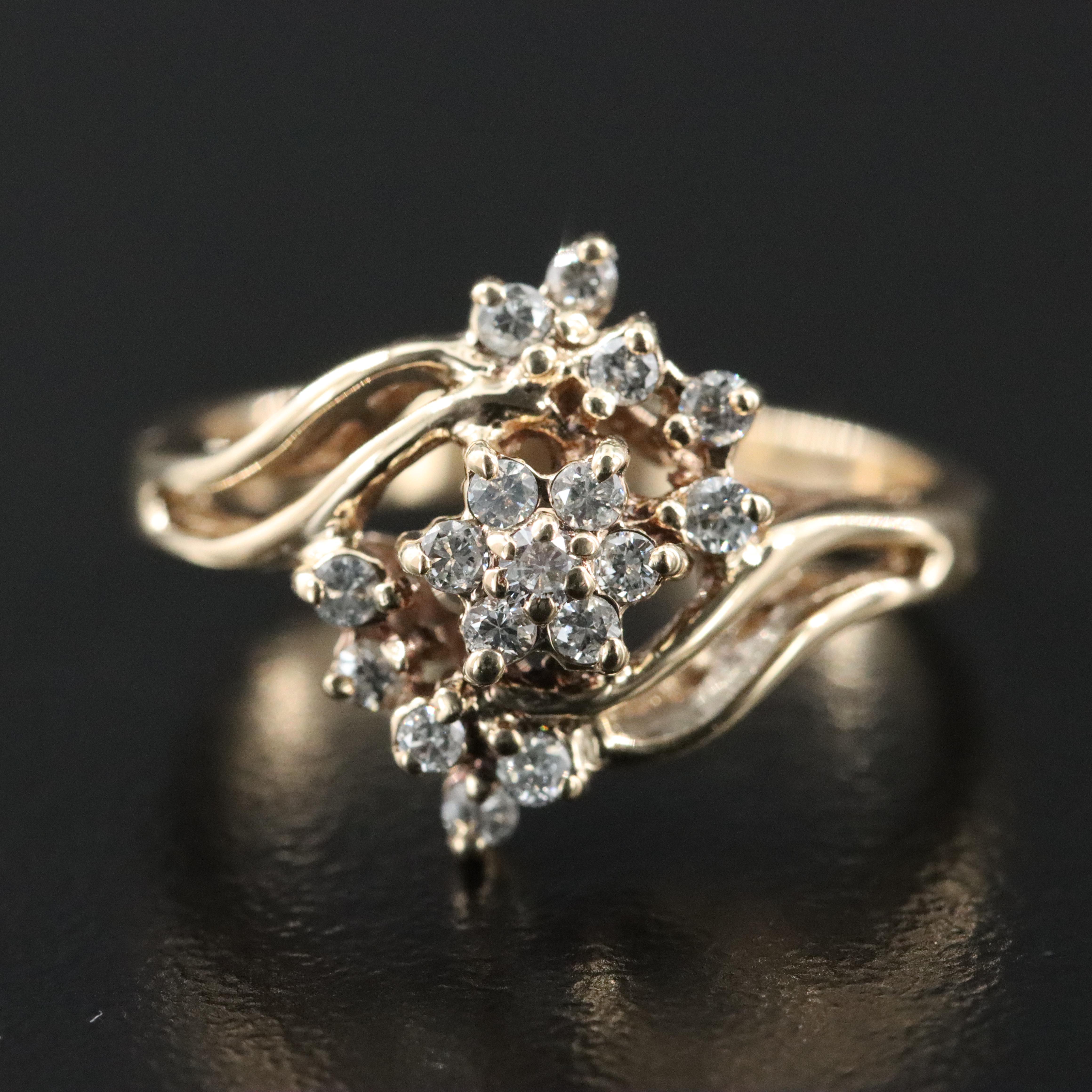 14K 0.24 CTW Diamond Ring