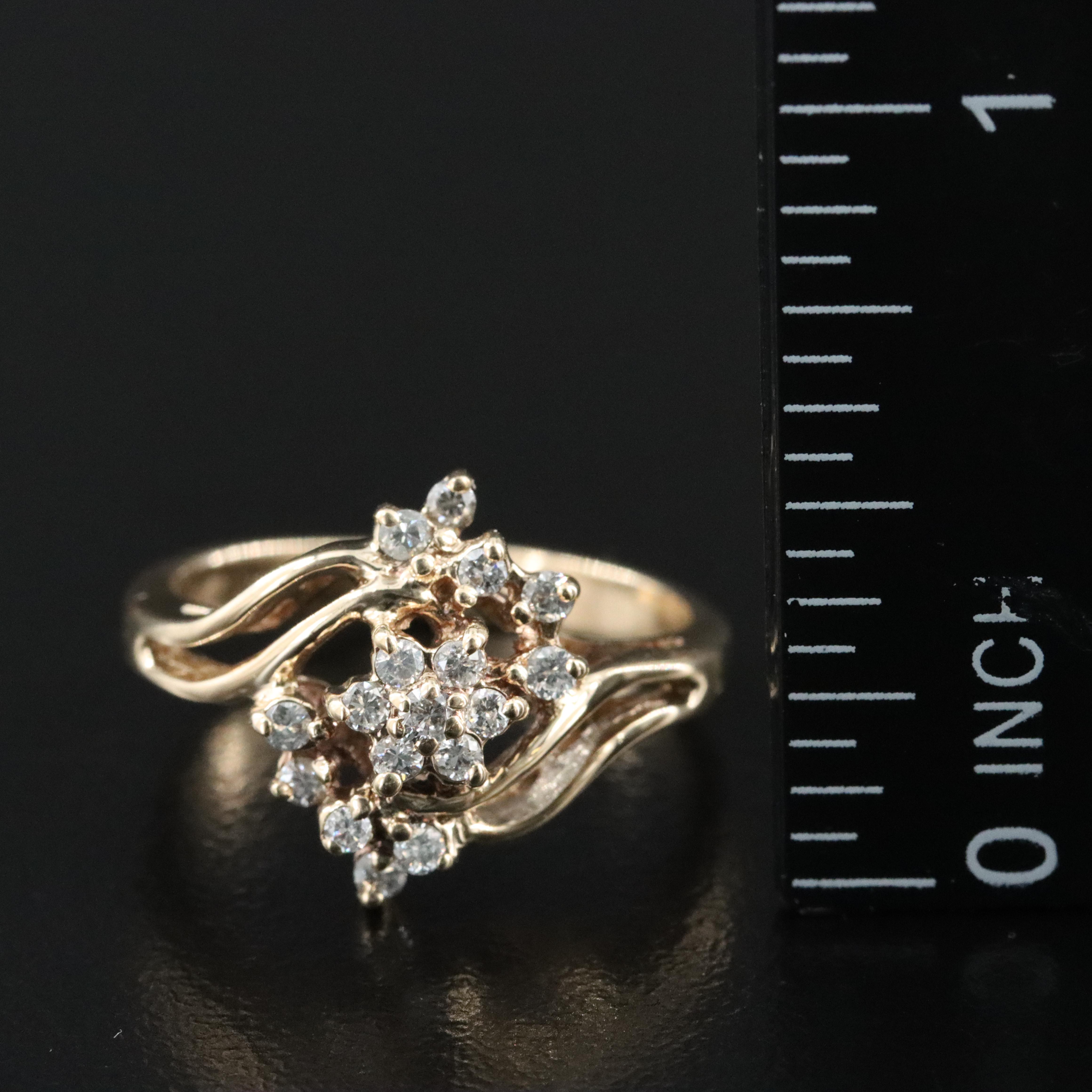 14K 0.24 CTW Diamond Ring