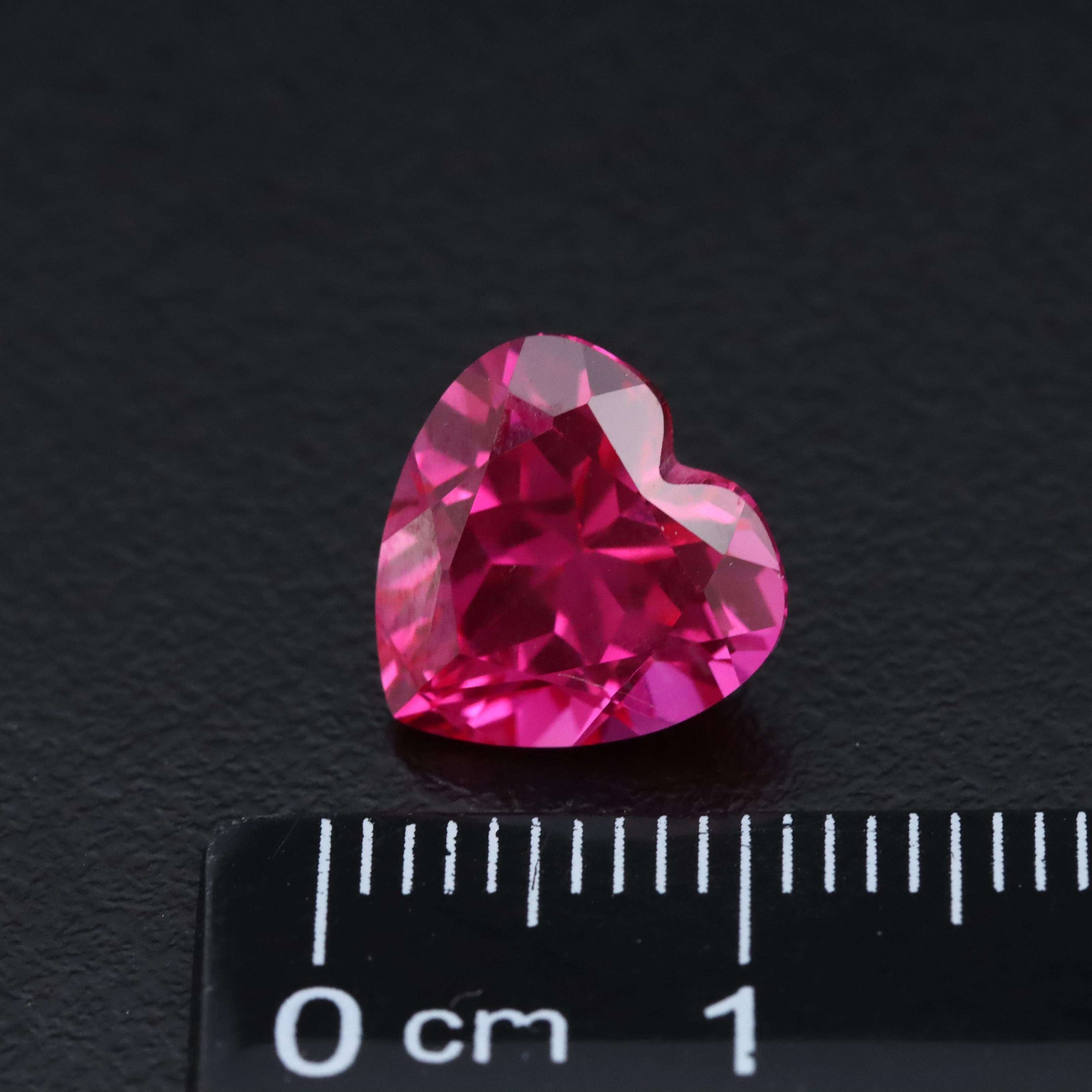 Loose 4.78 CT Lab Grown Ruby