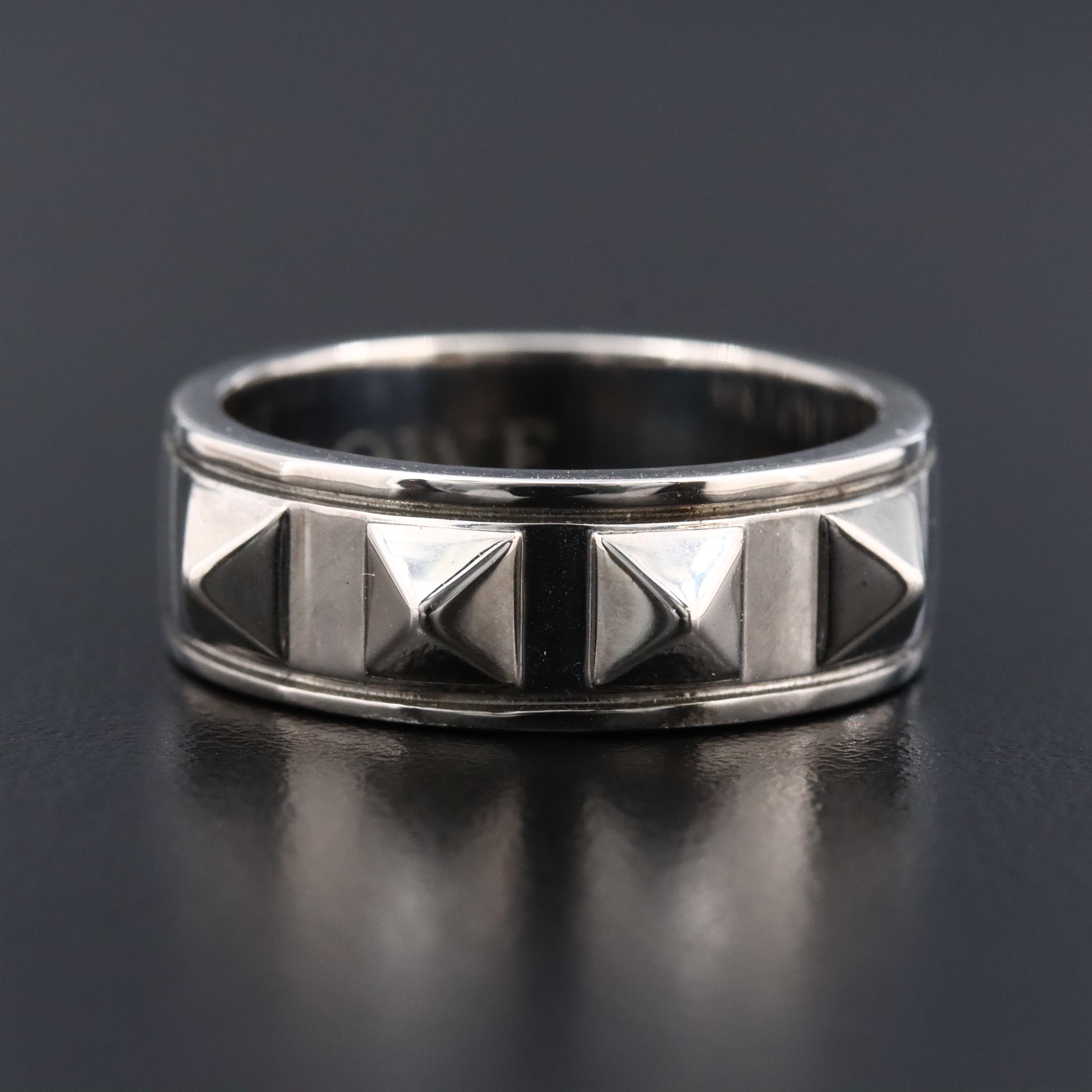 Sheryl Lowe "Mr. Lowe" Sterling Bossed Ring