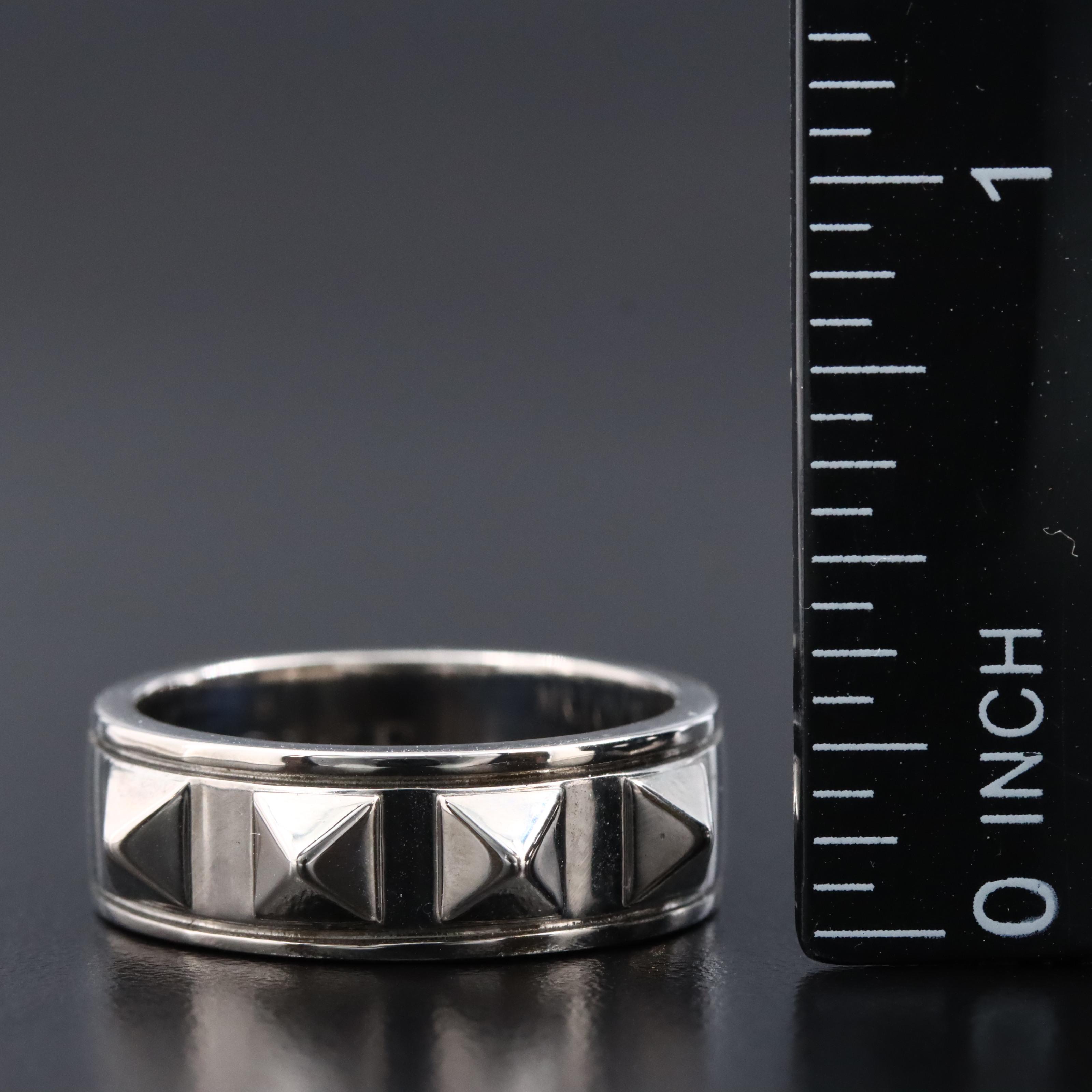 Sheryl Lowe "Mr. Lowe" Sterling Bossed Ring