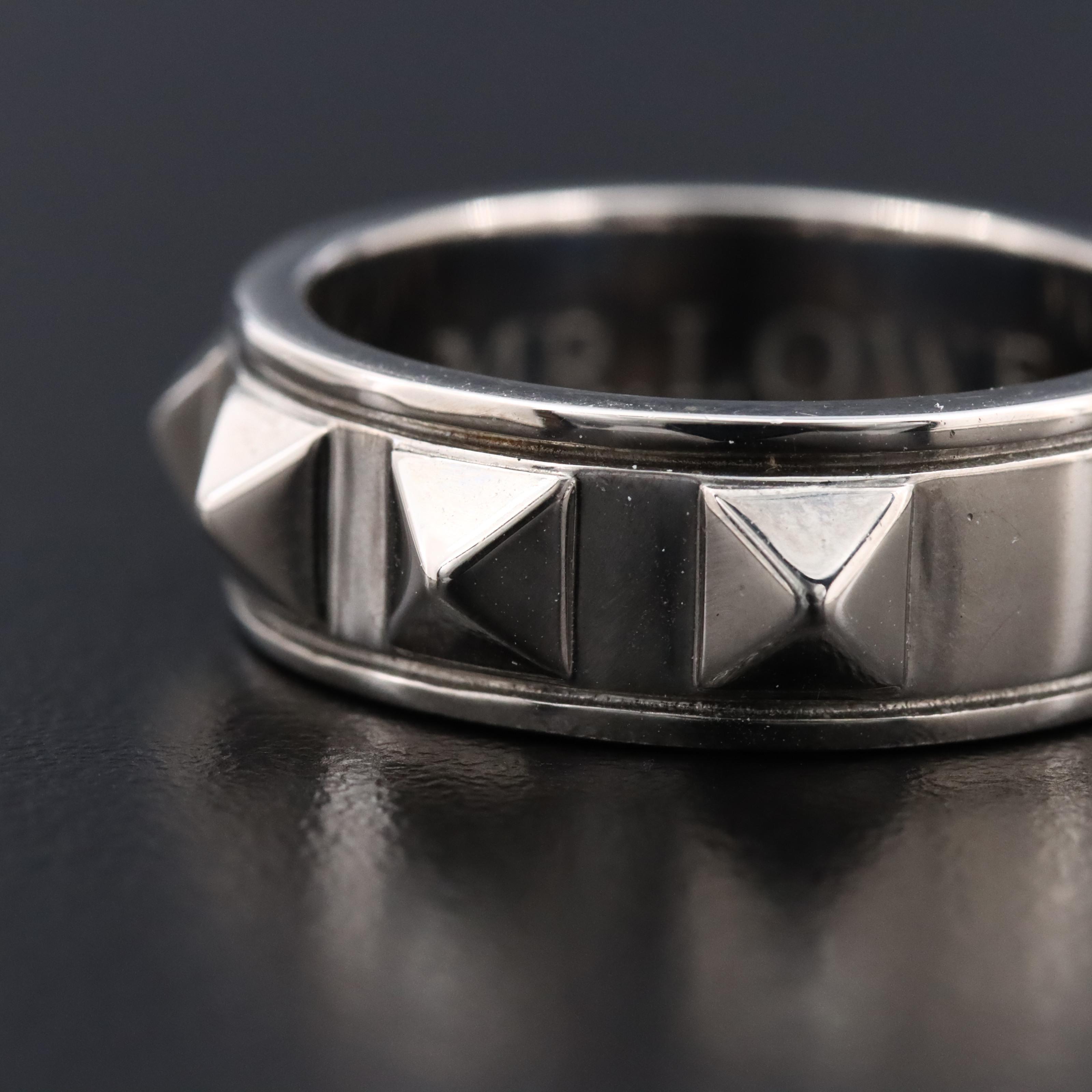 Sheryl Lowe "Mr. Lowe" Sterling Bossed Ring