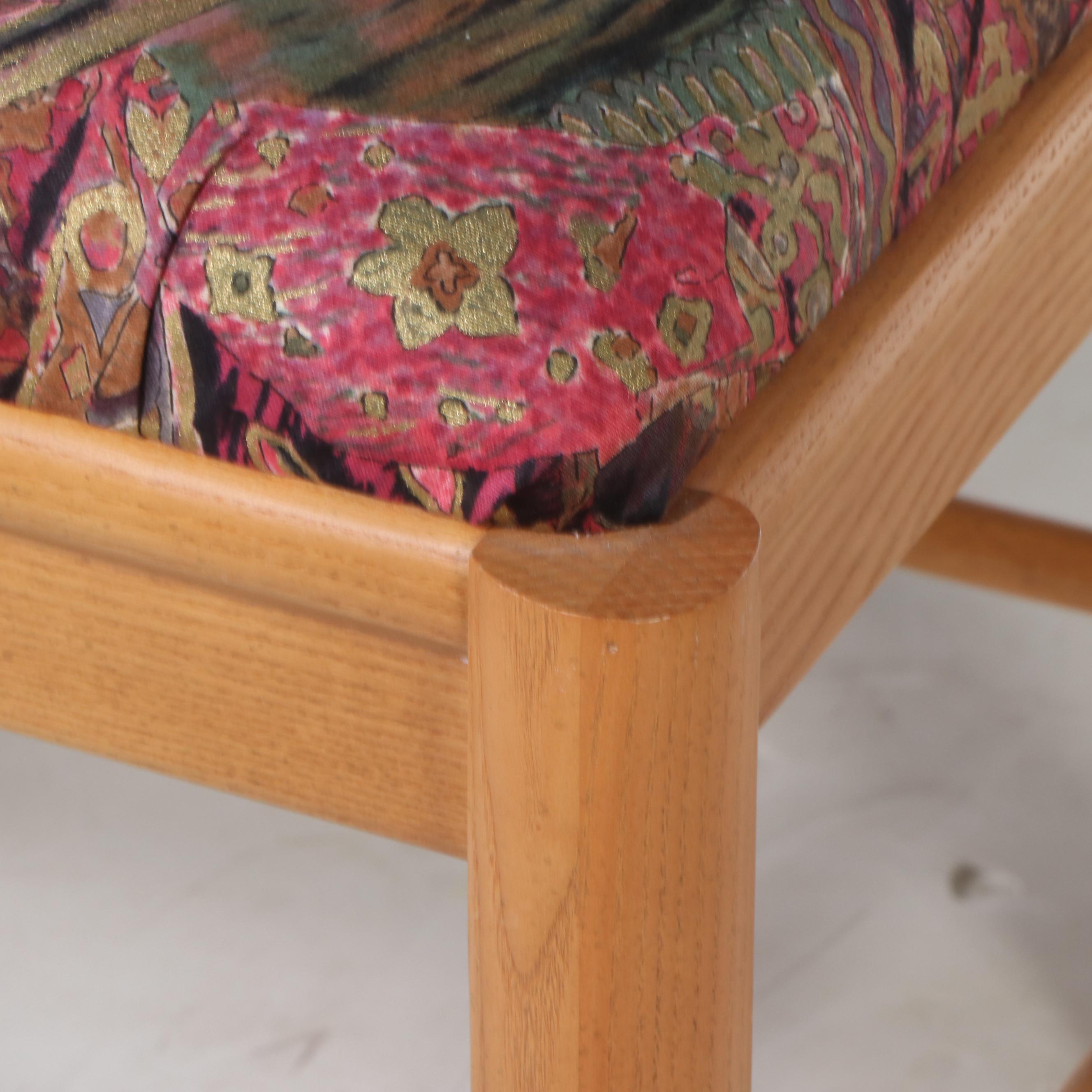 Thomasville Furniture Paisley Upholstered Footstool