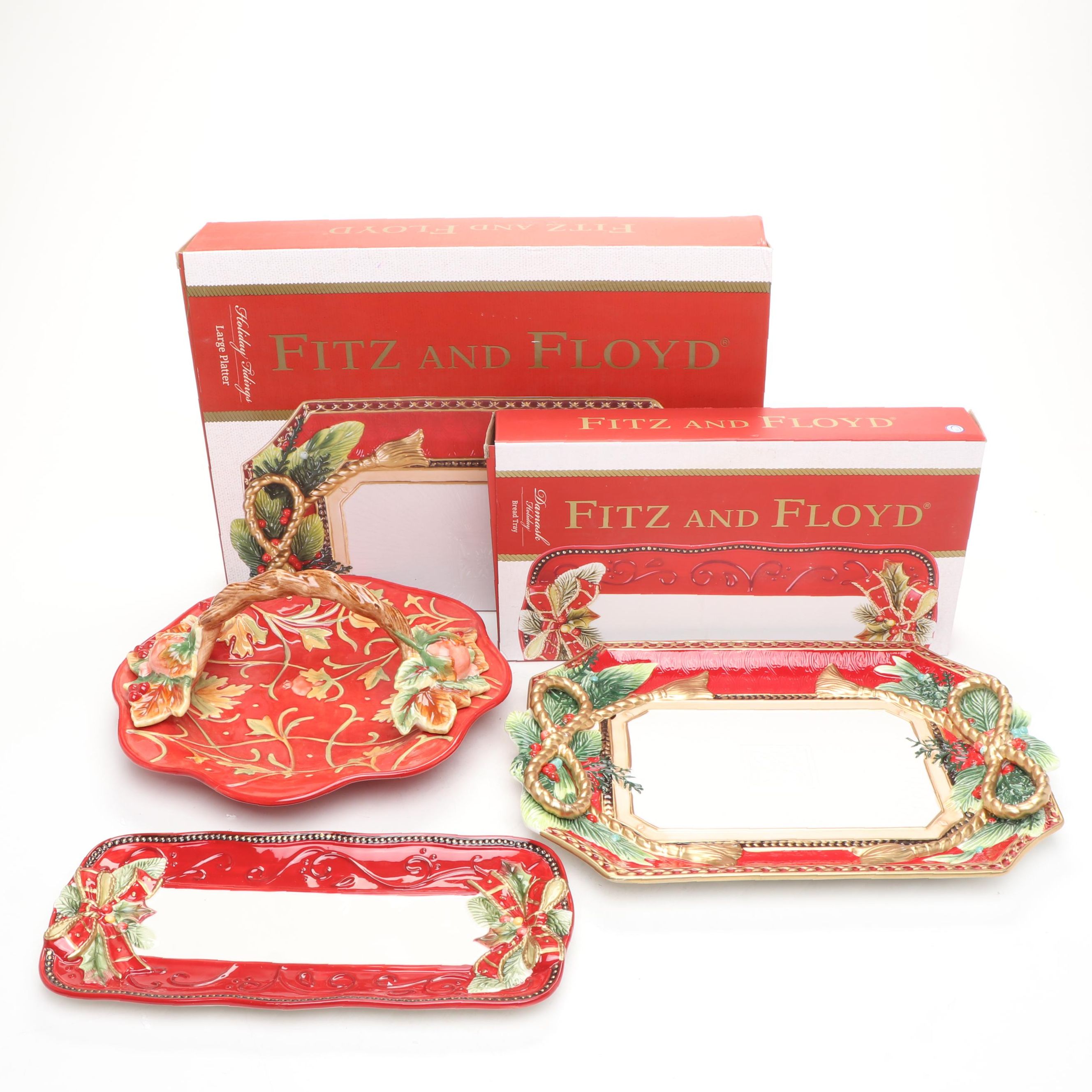 Fitz and Floyd "Bountiful Holiday" and Other Ceramic Serveware