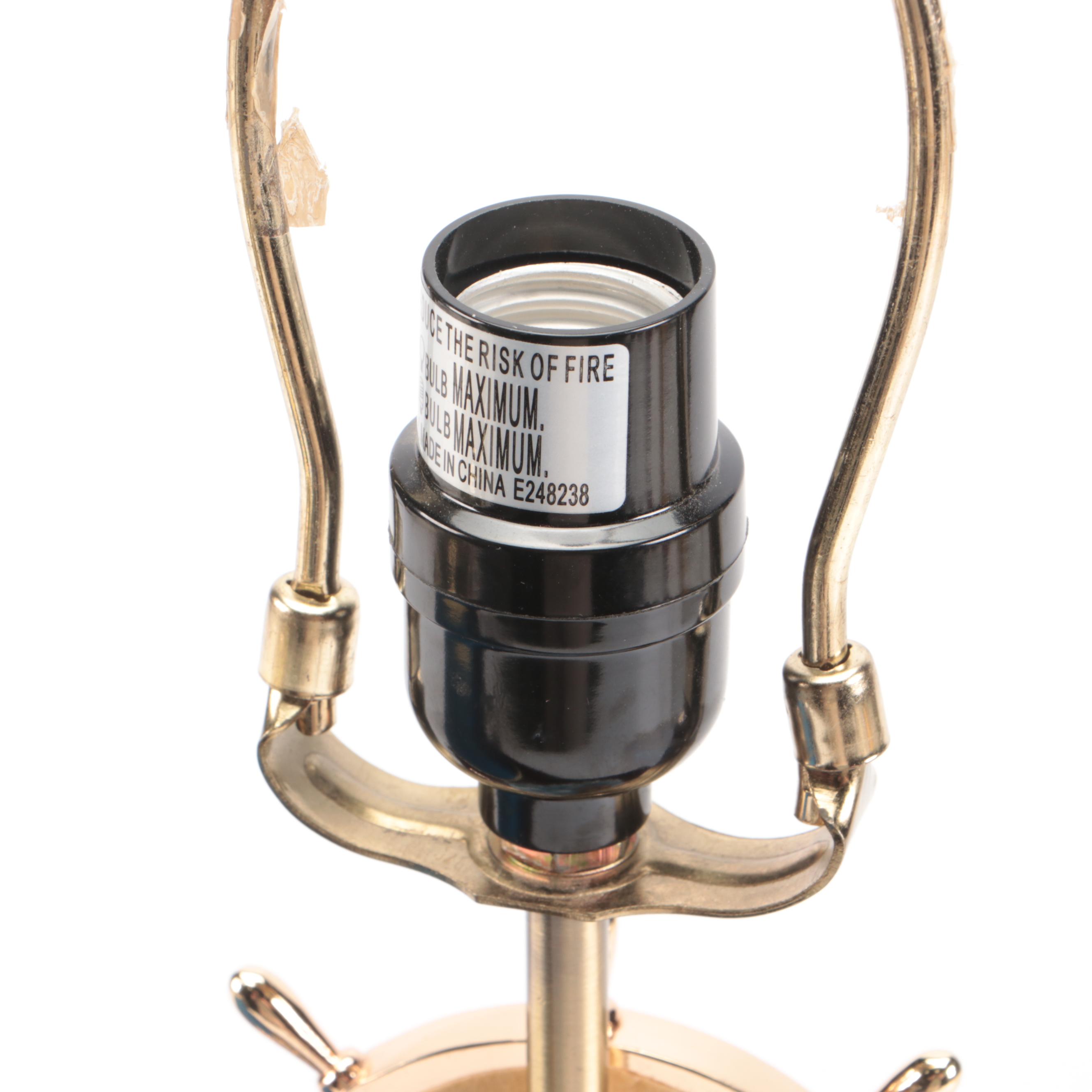 "The Beacon of Freedom" Navy Table Lamp and Wooden Flag Presentation Box