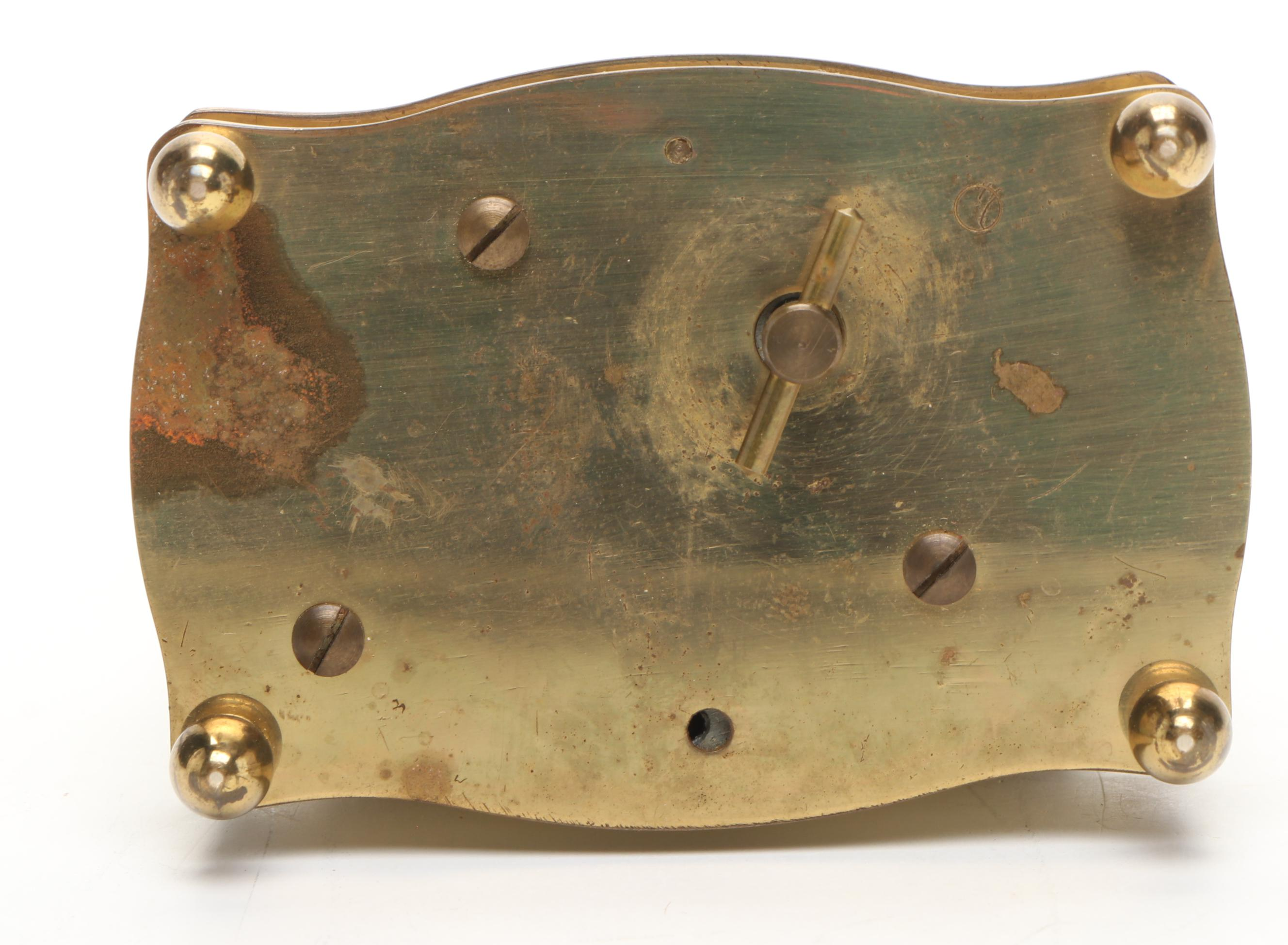 Vintage Leaf Shaped Bookends with Other Brass Letter Holder and Other Decor