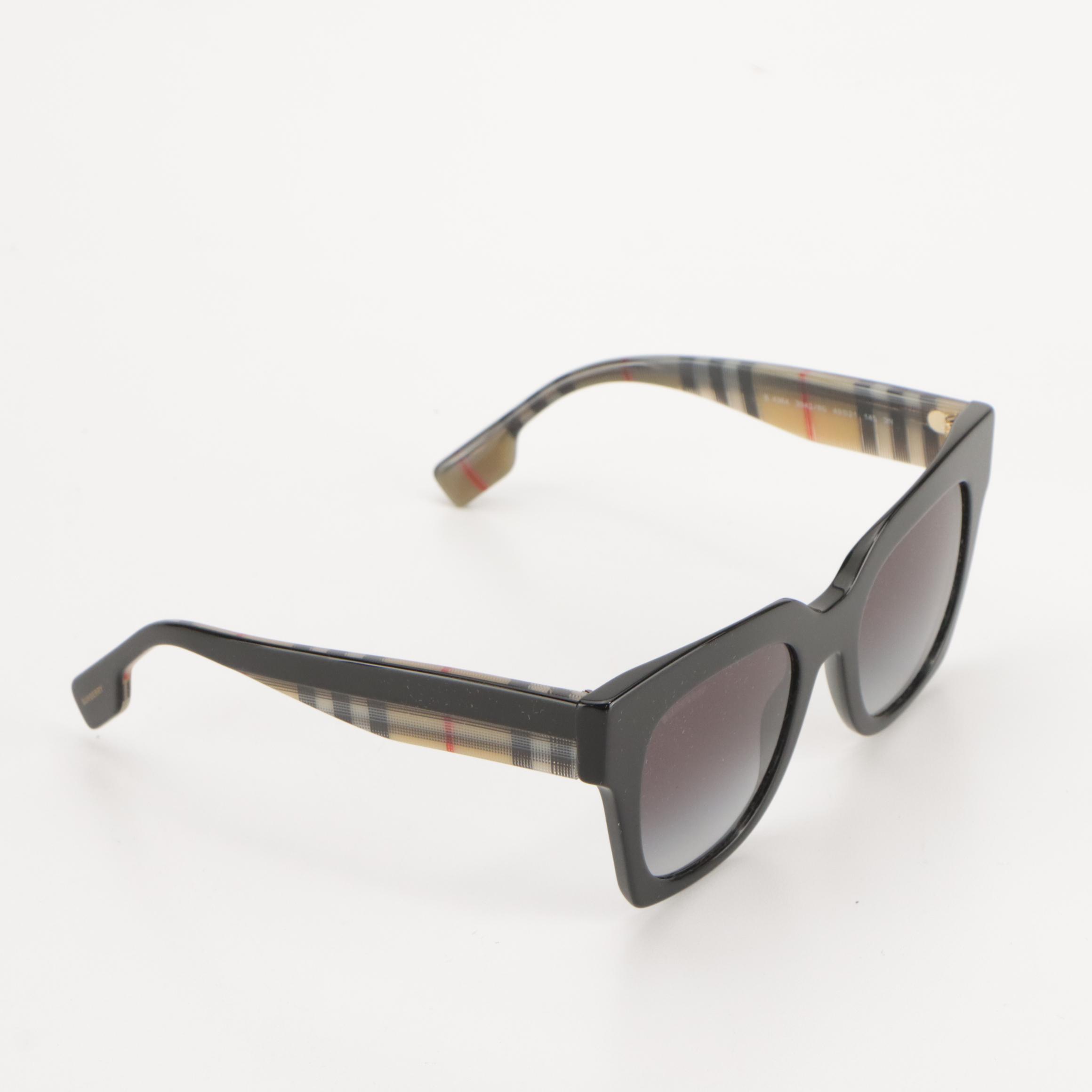 Burberry B 4364 3942/8G 'Kitty' Oversized Square Sunglasses in Case