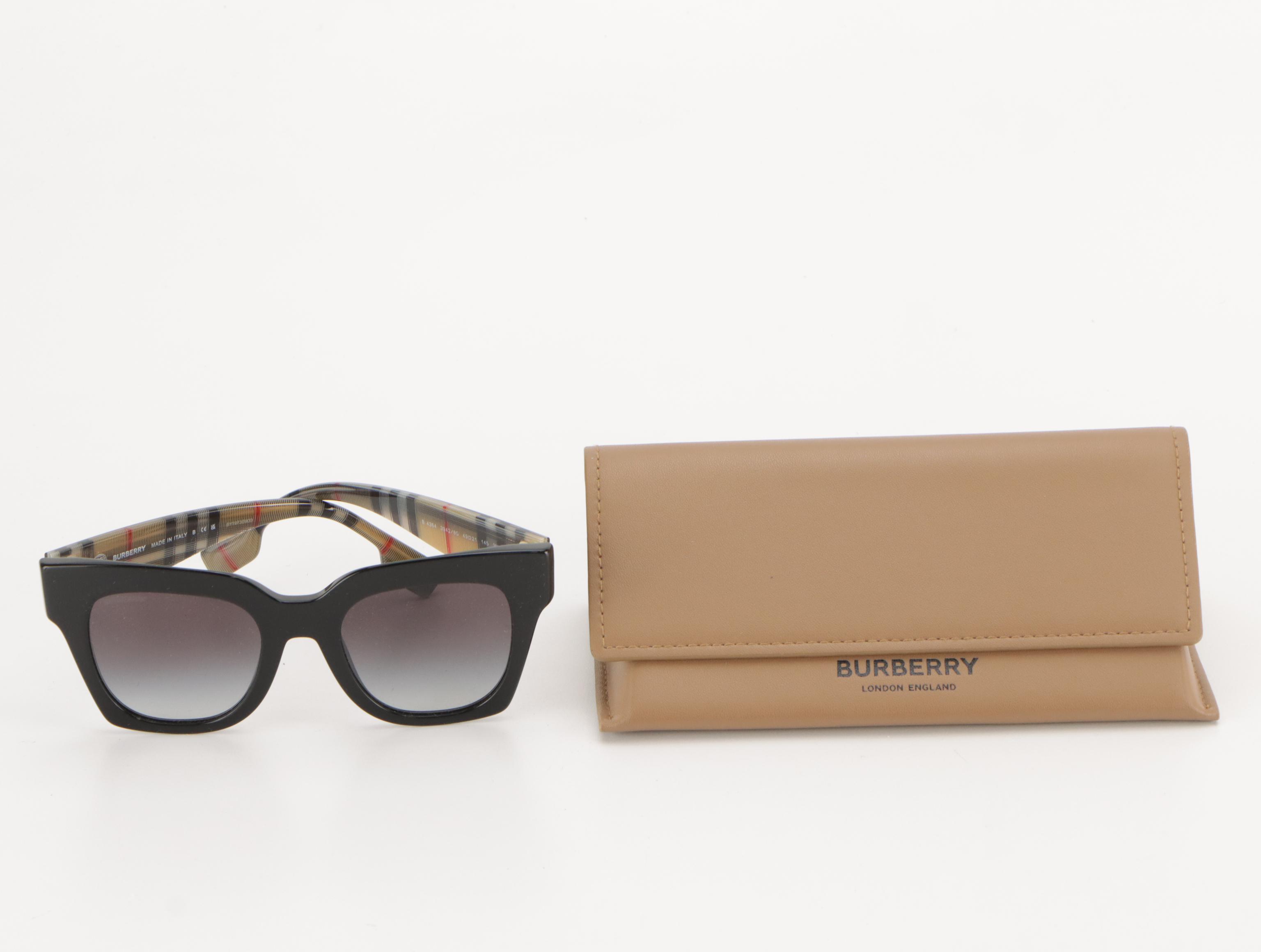 Burberry B 4364 3942/8G 'Kitty' Oversized Square Sunglasses in Case