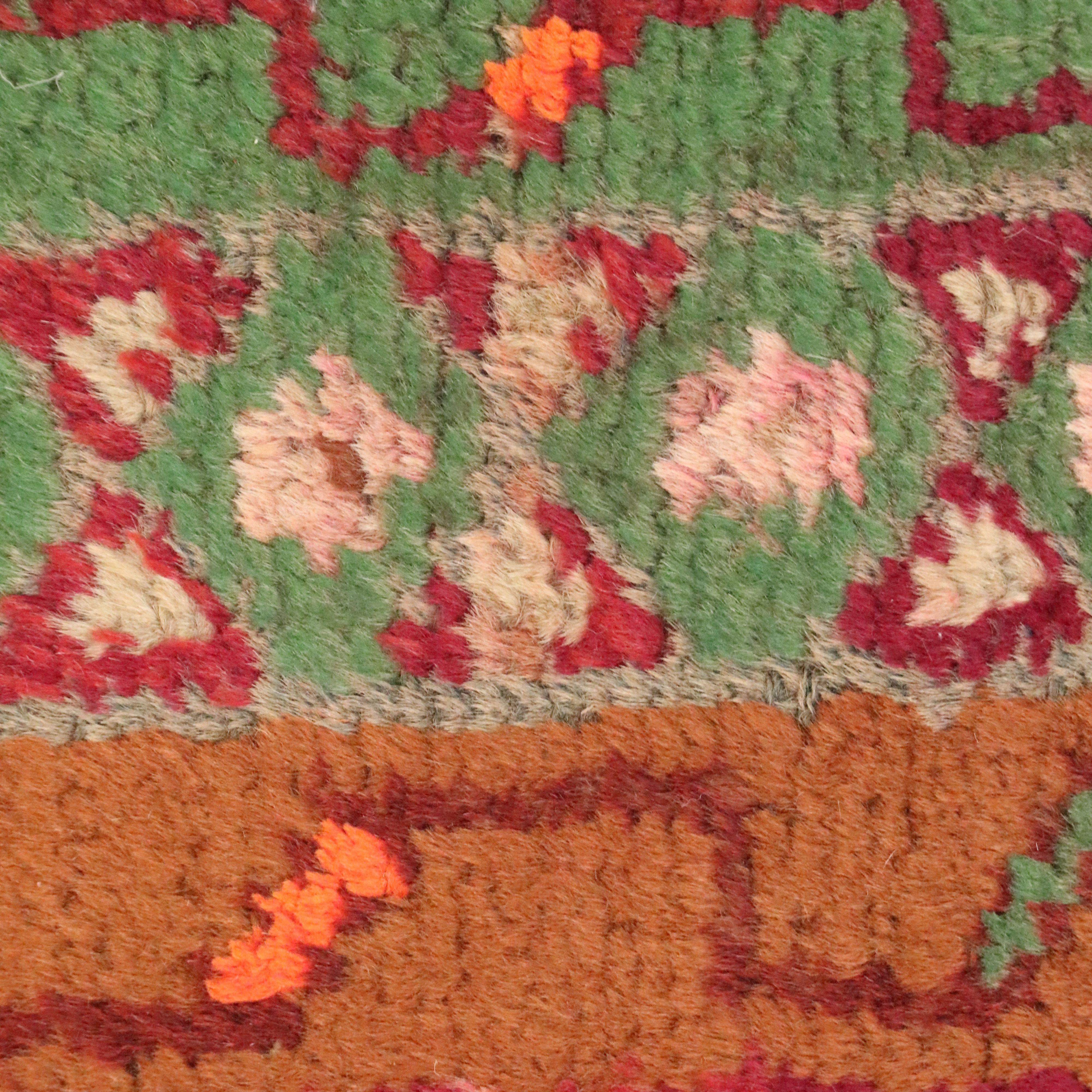 2'11 x 12'9 Hand-Knotted Persian Karaja Carpet Runner Long Rug