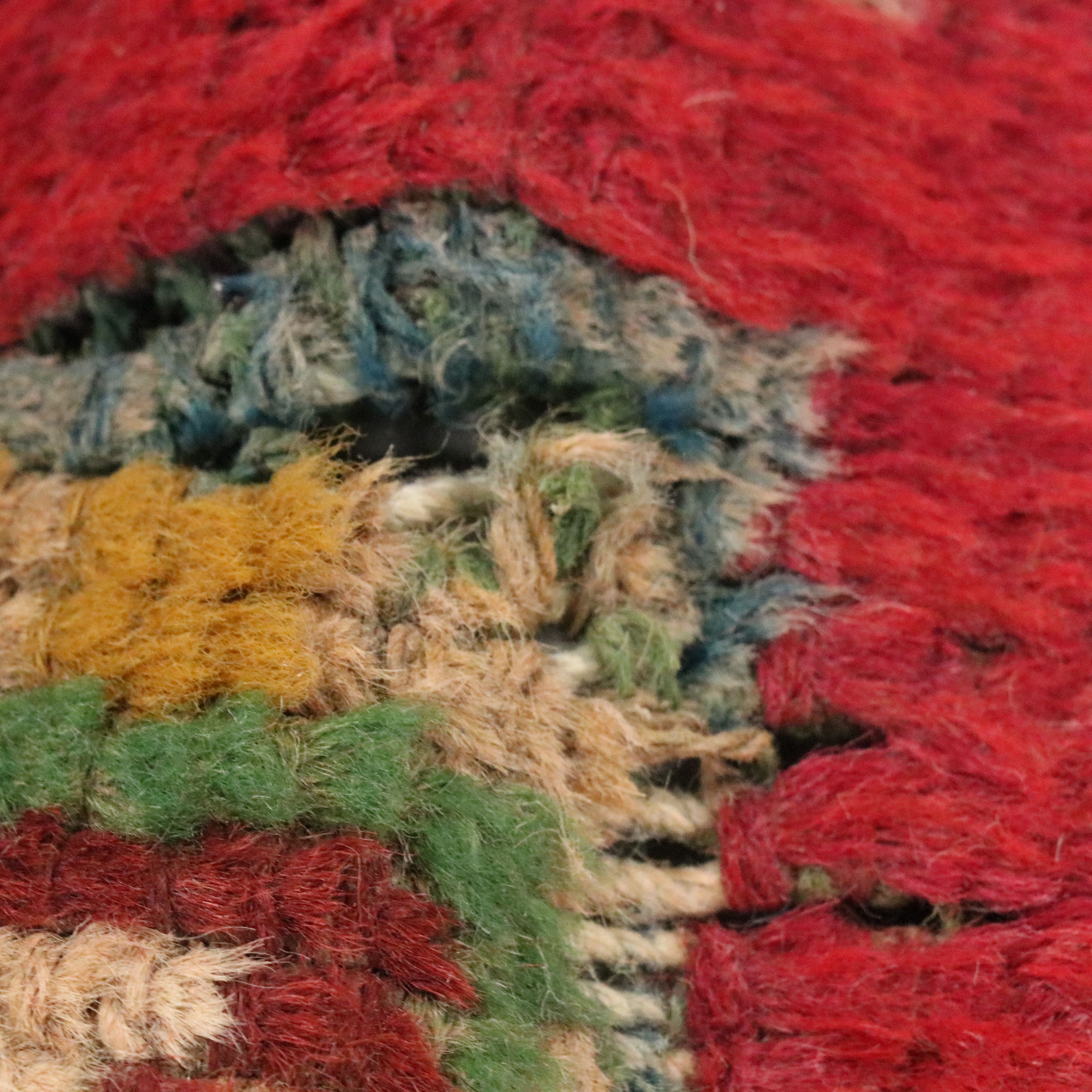 2'11 x 12'9 Hand-Knotted Persian Karaja Carpet Runner Long Rug