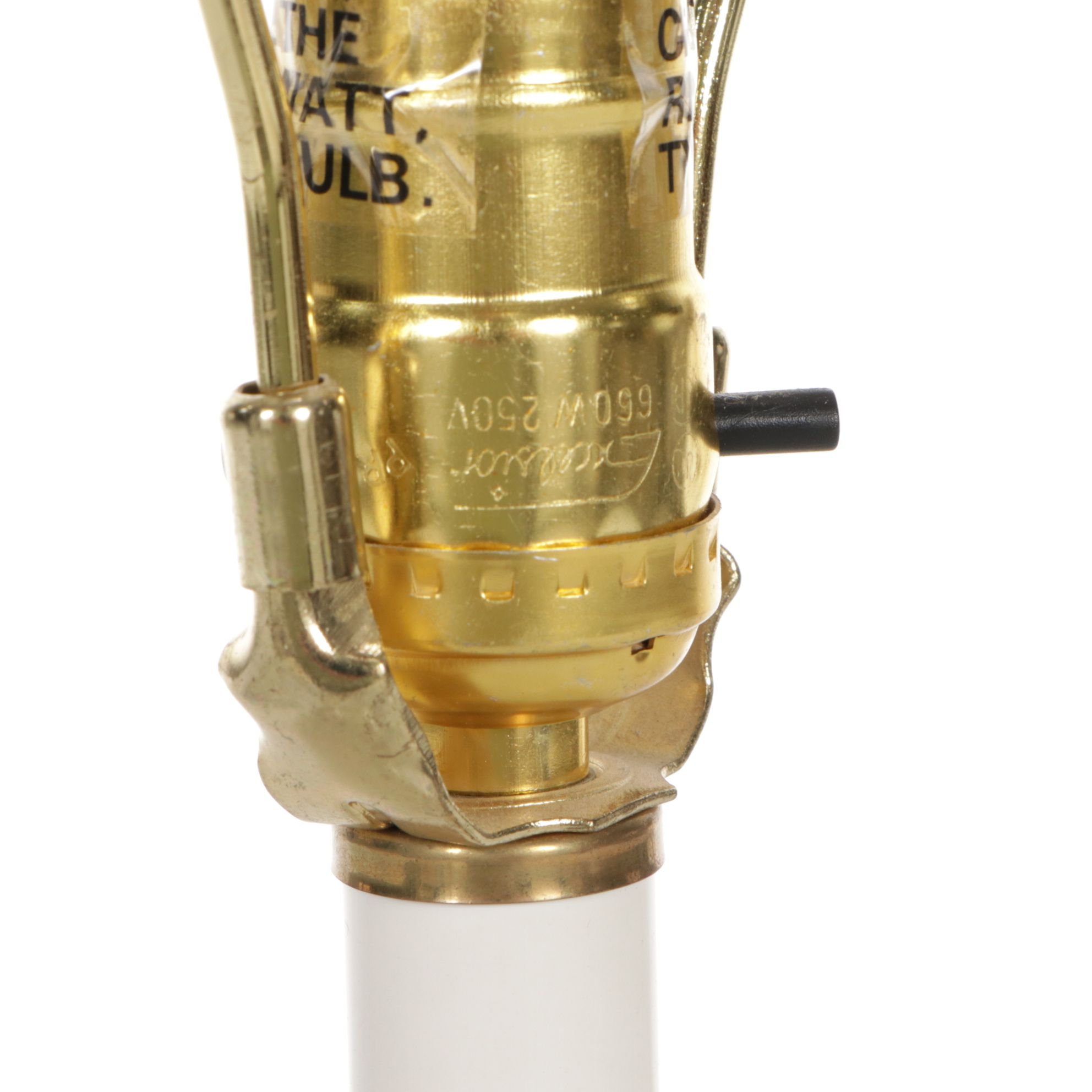 Vase-Shaped Ceramic Table Lamp with Quilted Floral Decoration, 21st Century