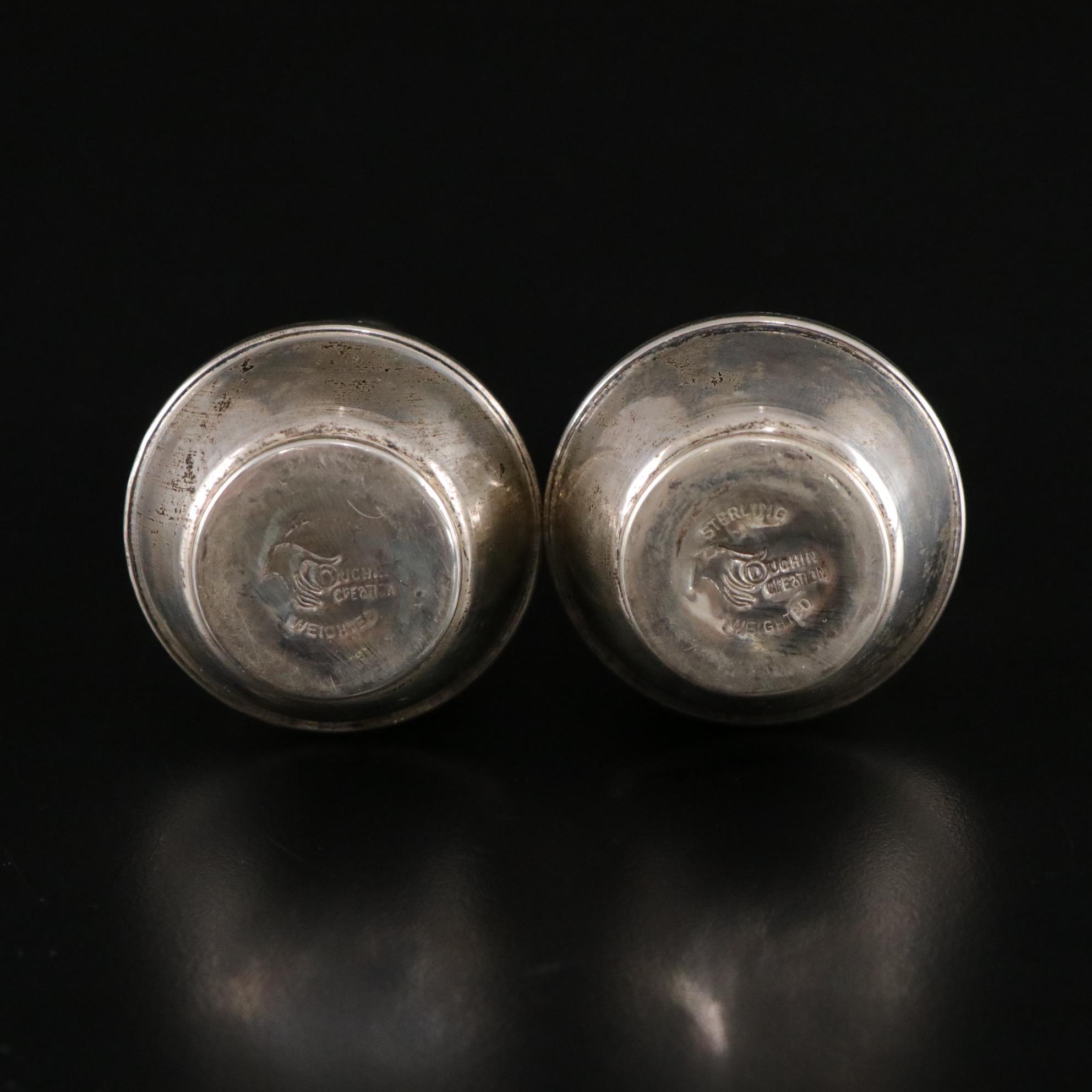 Sterling Silver Casters, Candle Holders & Decorative Bowl