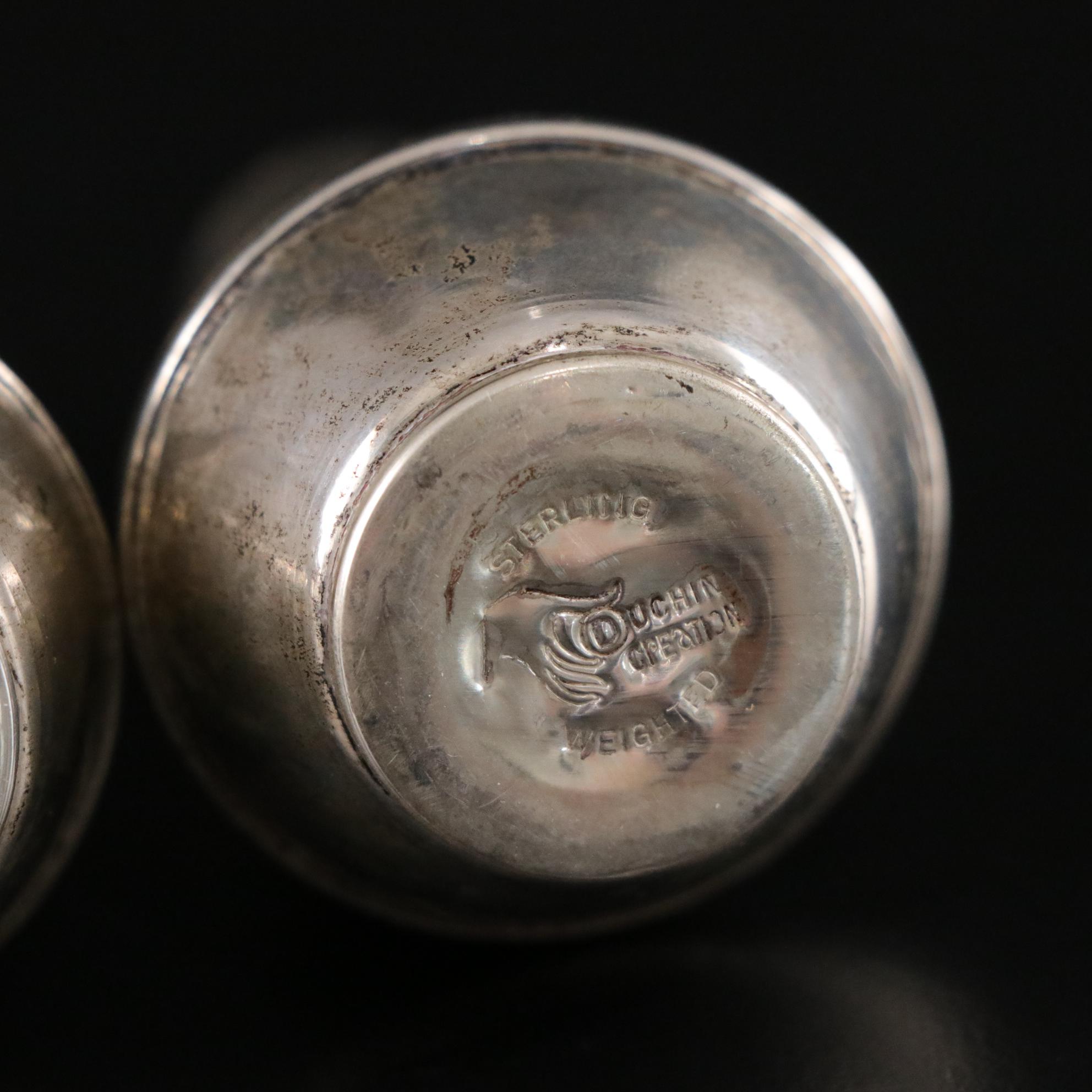 Sterling Silver Casters, Candle Holders & Decorative Bowl