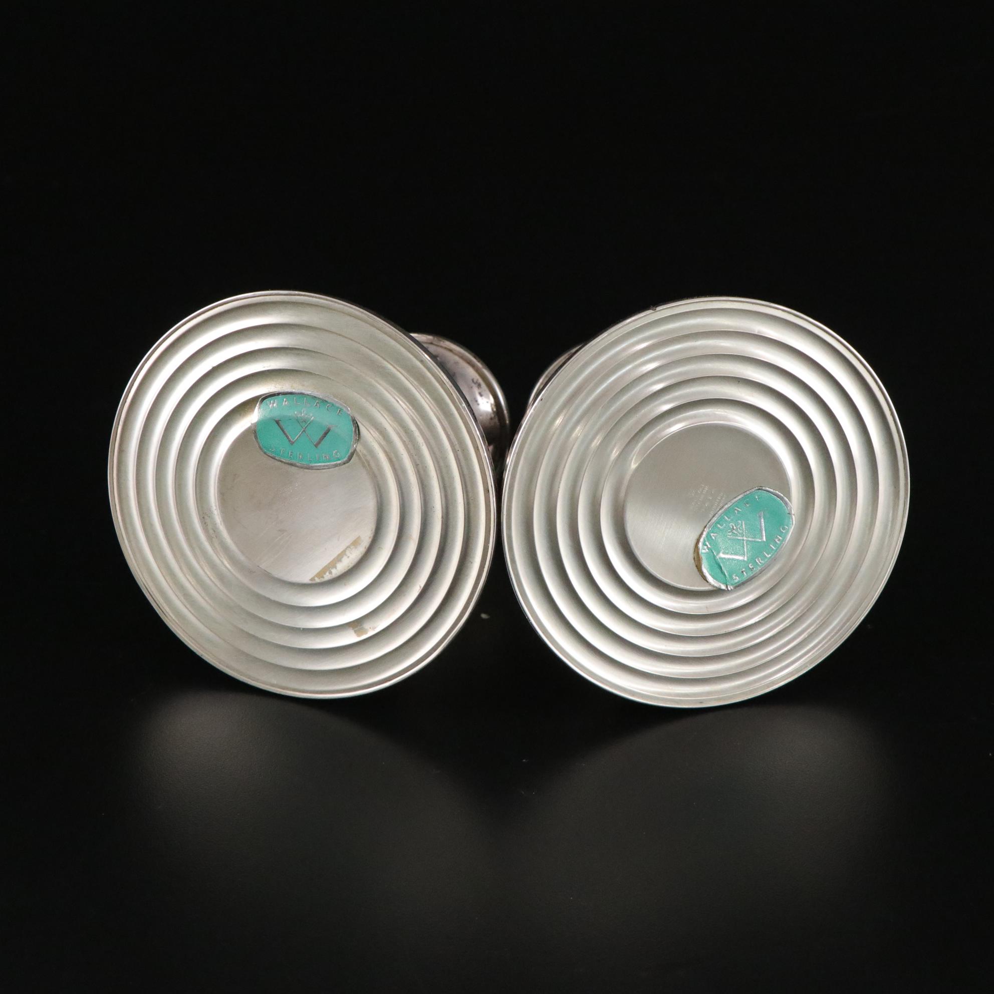 Sterling Silver Casters, Candle Holders & Decorative Bowl