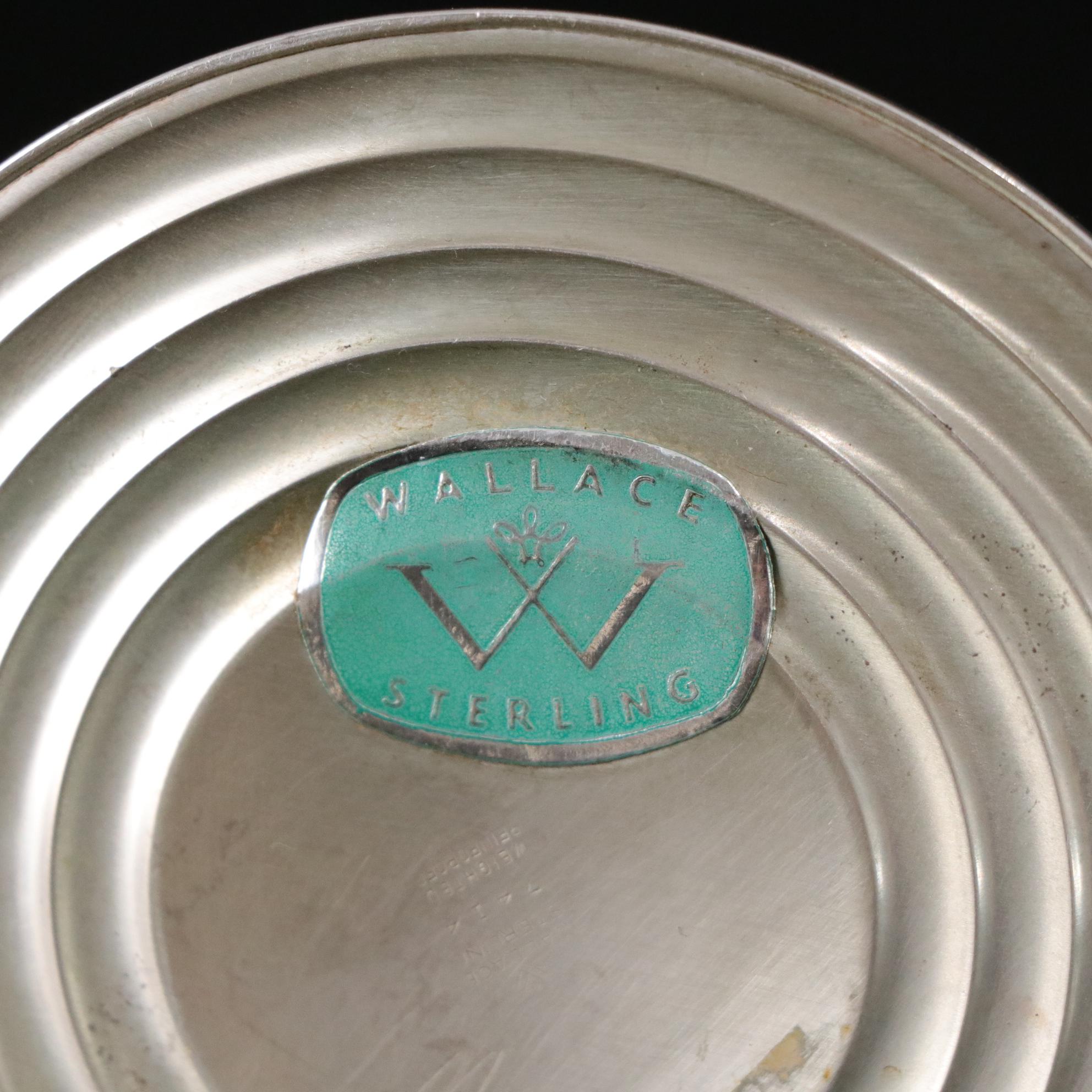 Sterling Silver Casters, Candle Holders & Decorative Bowl