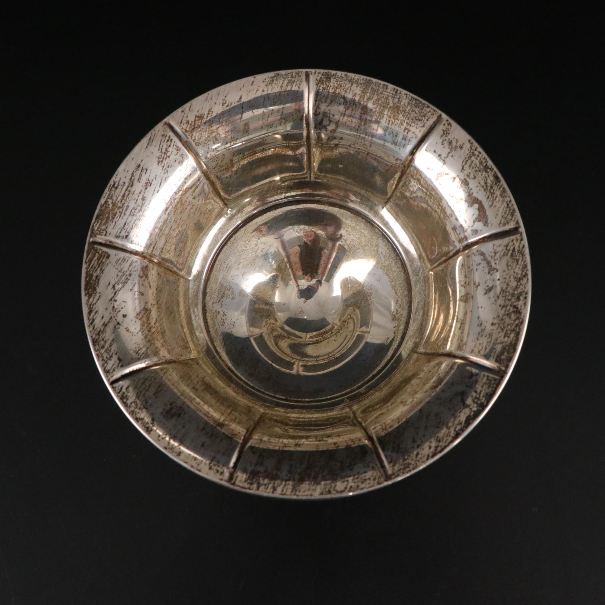 Sterling Silver Casters, Candle Holders & Decorative Bowl